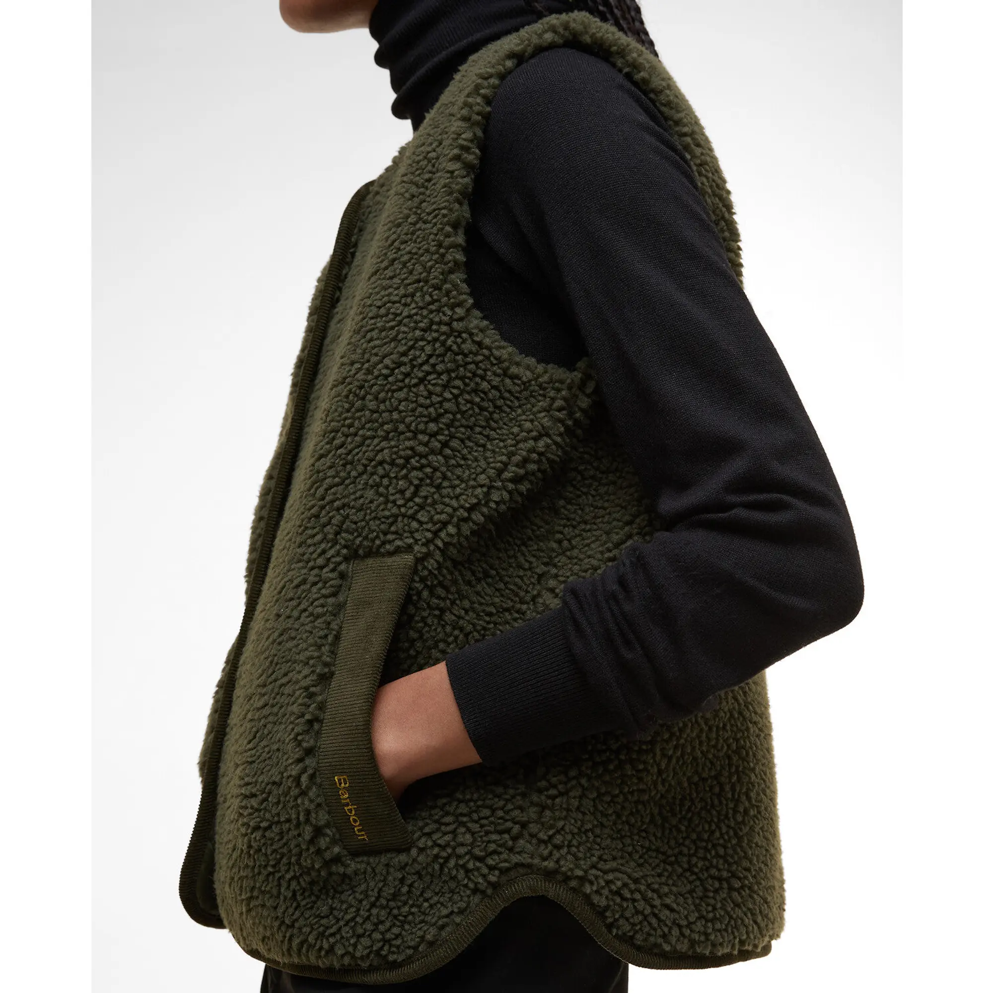 Product image 6 of 6 of Barbour Women's Luciana Fleece Gilet - Olive