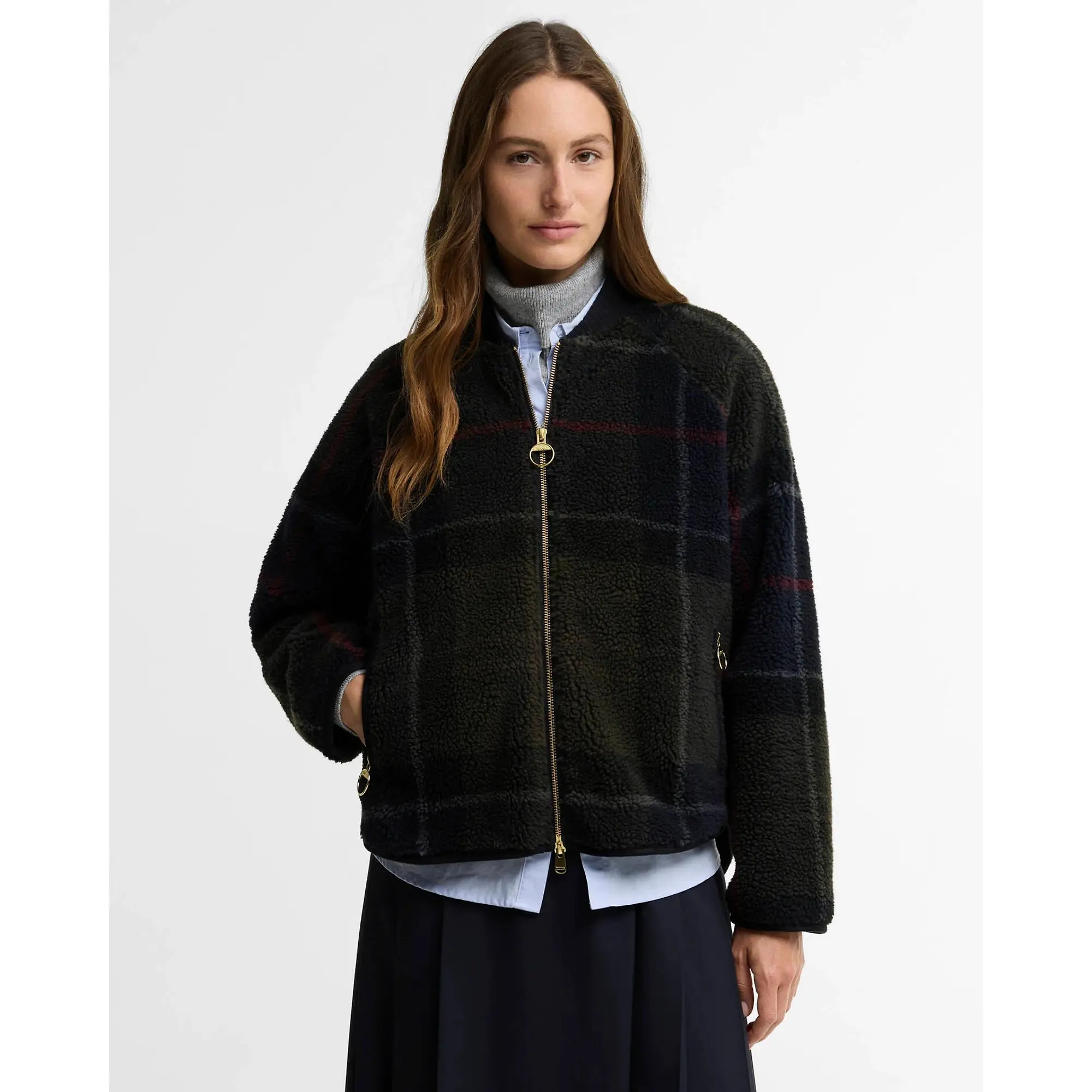 Product image 2 of 6 of Barbour Women's Kirklees Fleece - Shadow Classic Tartan