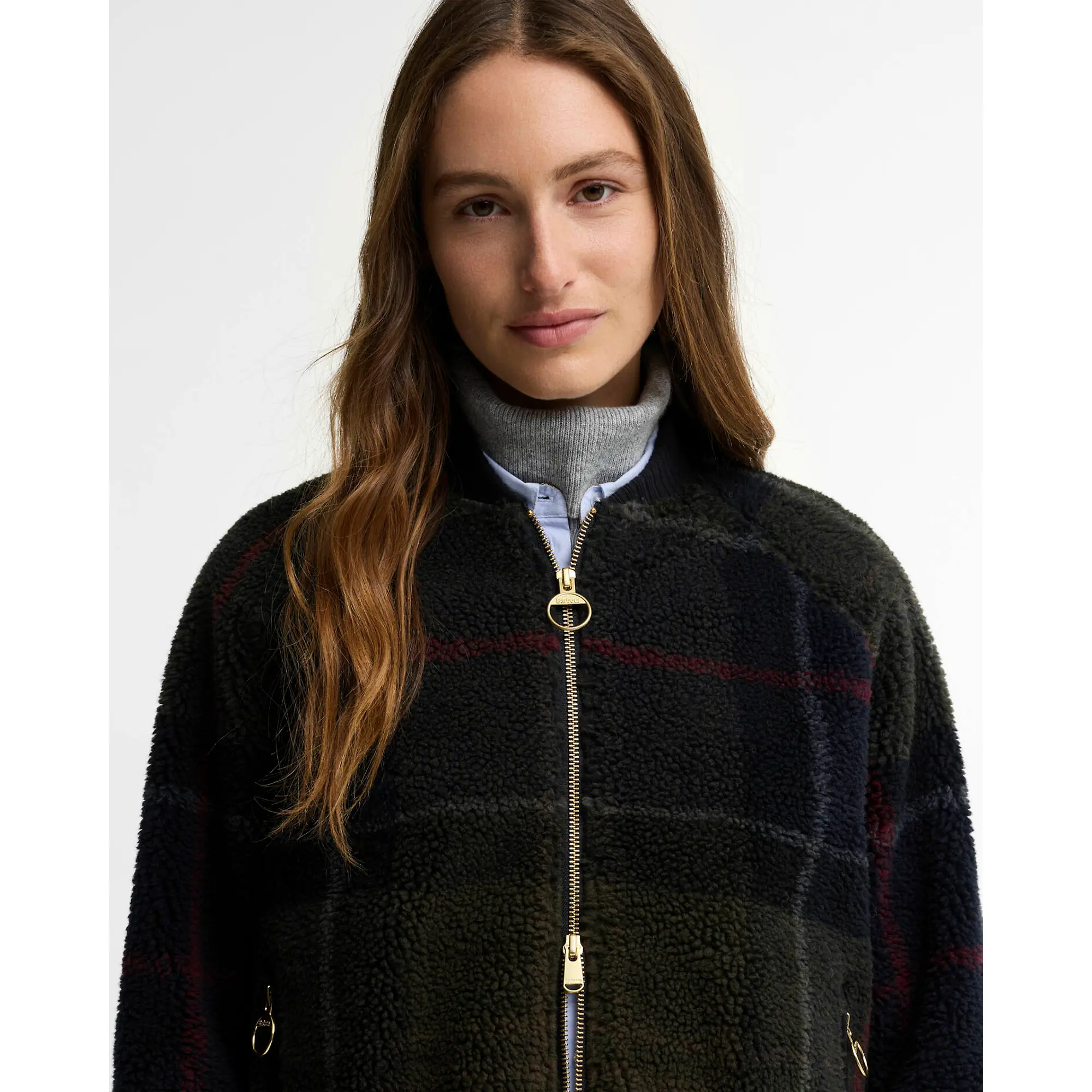 Product image 5 of 6 of Barbour Women's Kirklees Fleece - Shadow Classic Tartan