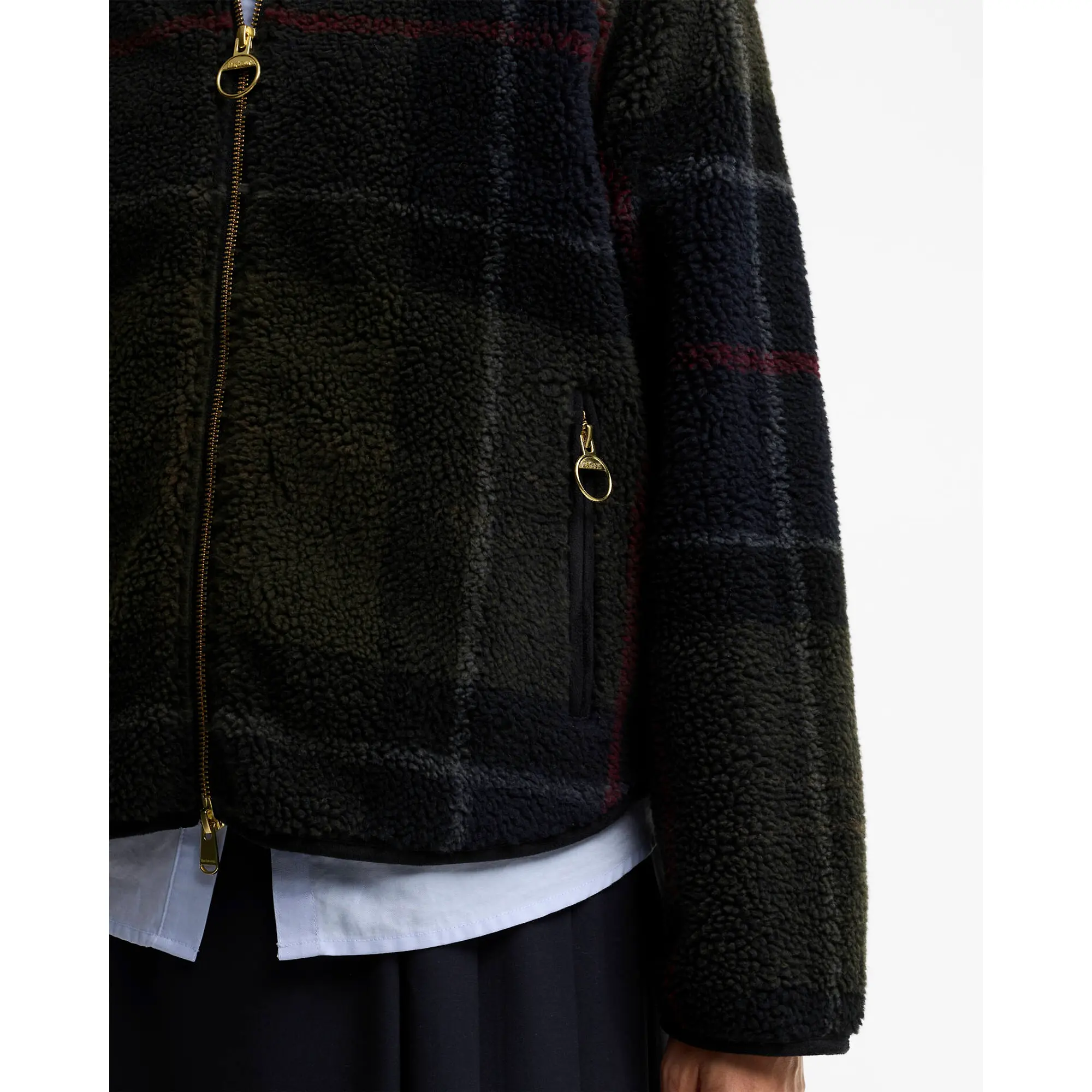 Product image 6 of 6 of Barbour Women's Kirklees Fleece - Shadow Classic Tartan