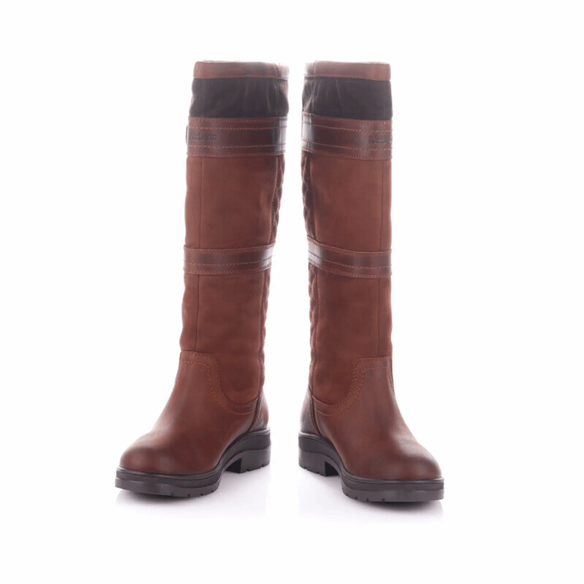 Product image 12 of 12 of Barbour Women's Beaconsfield Tall Boots - Mahogony/Choc Nubuck