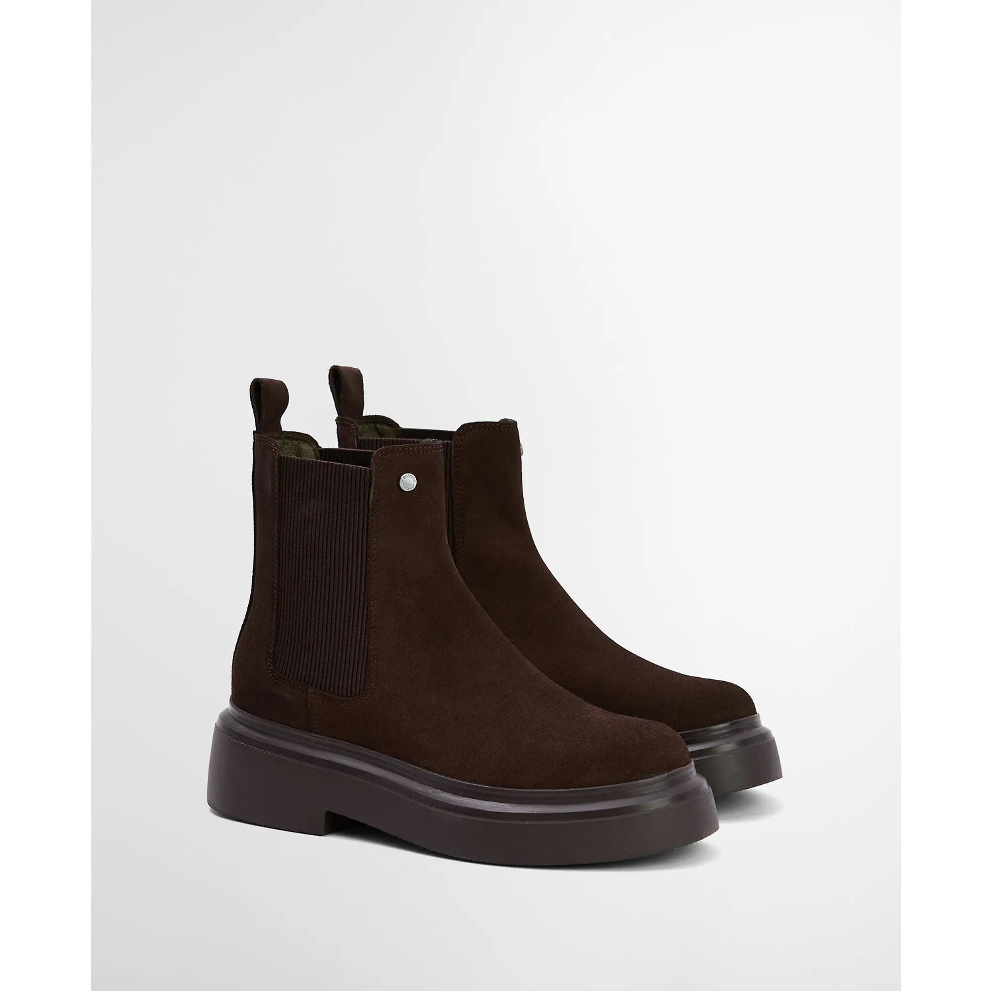 Product image 3 of 10 of Barbour Women's Celina Chelsea Boots - Espresso Suede