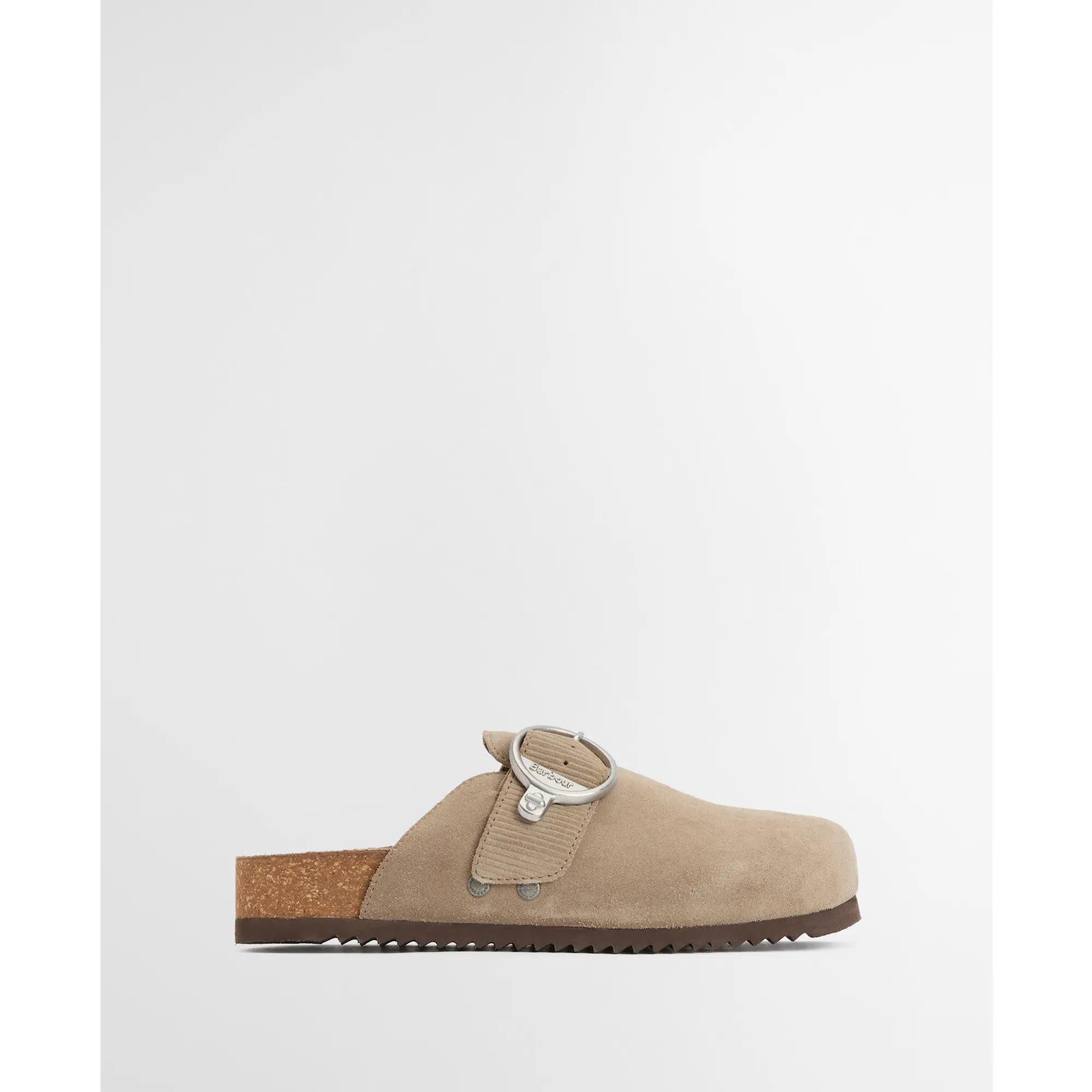 Product image 2 of 9 of Barbour Women's Kyra Closed Toe Sandals - Taupe Suede