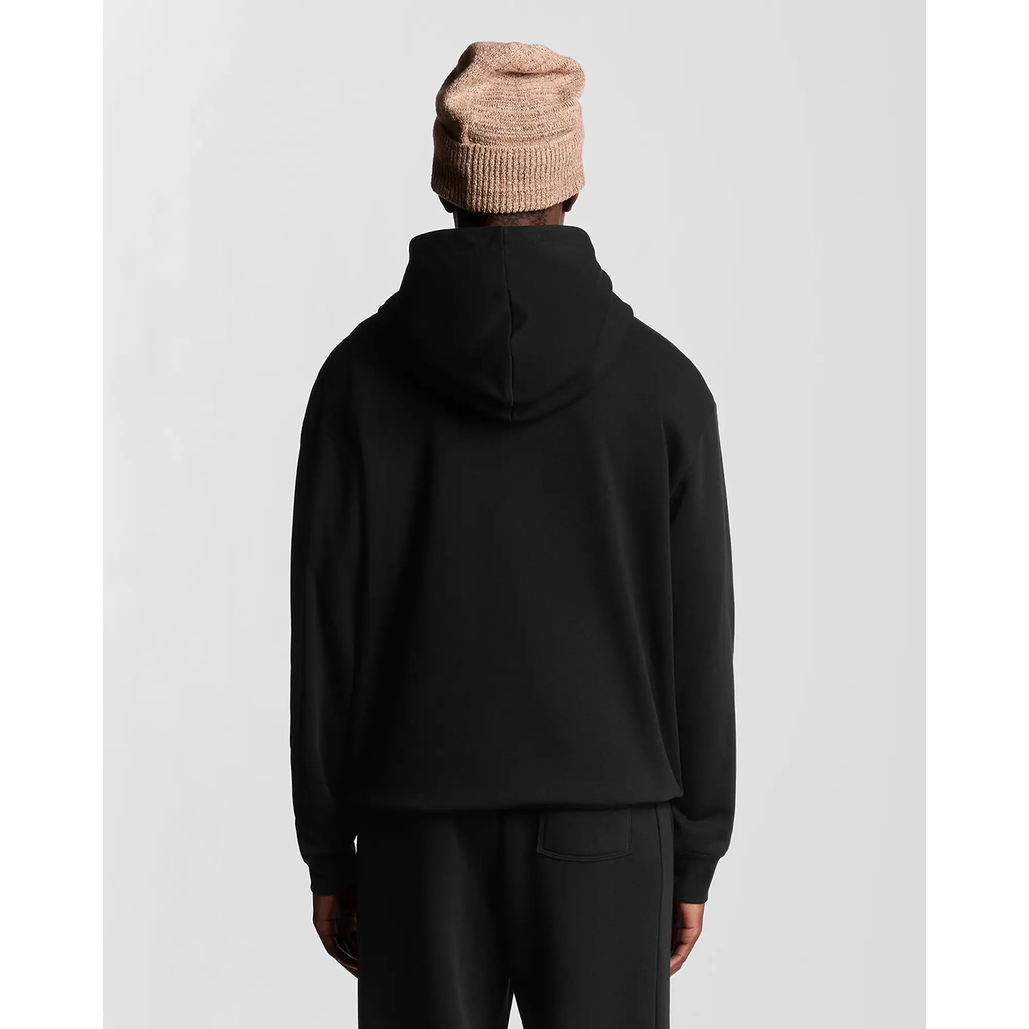 Product image 5 of 6 of Lyle & Scott Men's Loungewear Pullover Hoodie - Jet Black