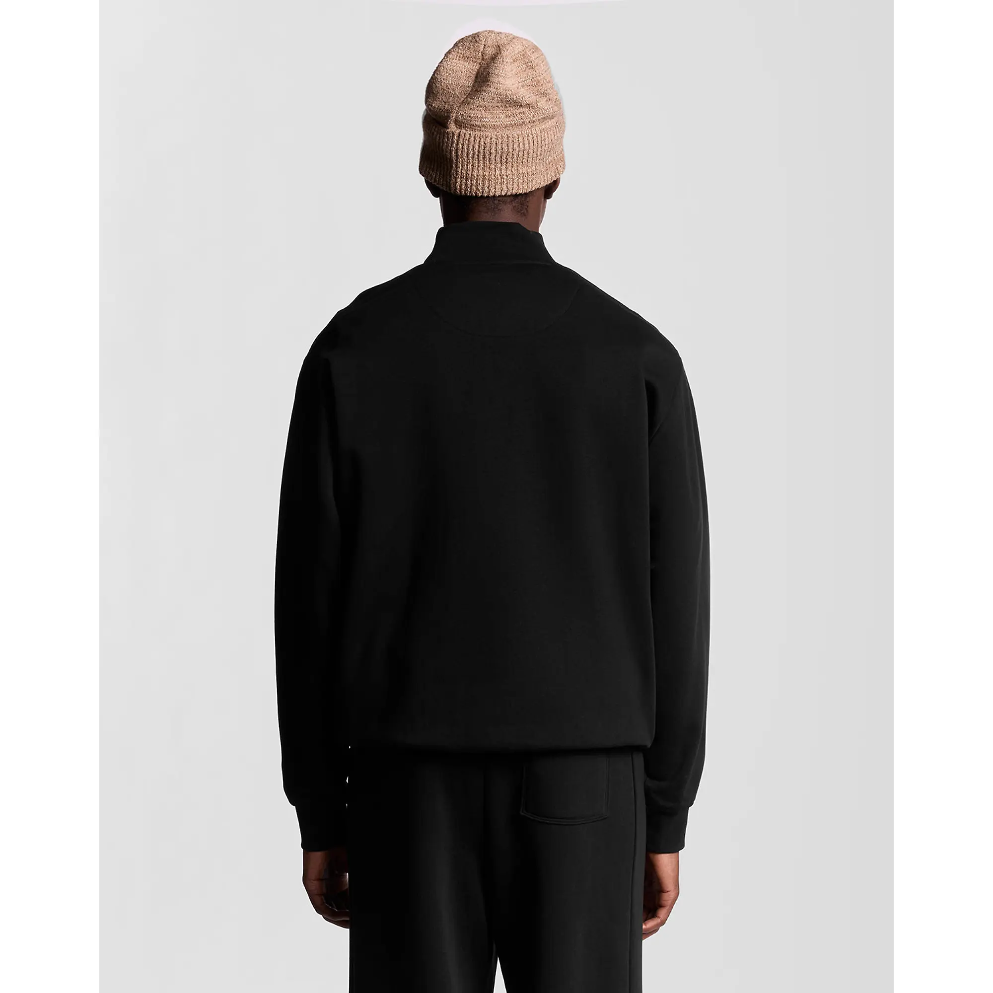 Product image 5 of 6 of Lyle & Scott Men's Loungewear 1/4 Zip Sweatshirt -  Jet Black