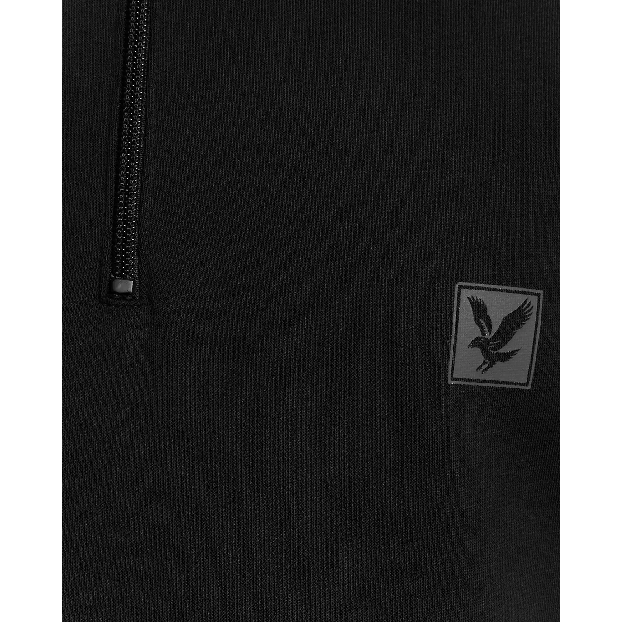 Product image 6 of 6 of Lyle & Scott Men's Loungewear 1/4 Zip Sweatshirt -  Jet Black