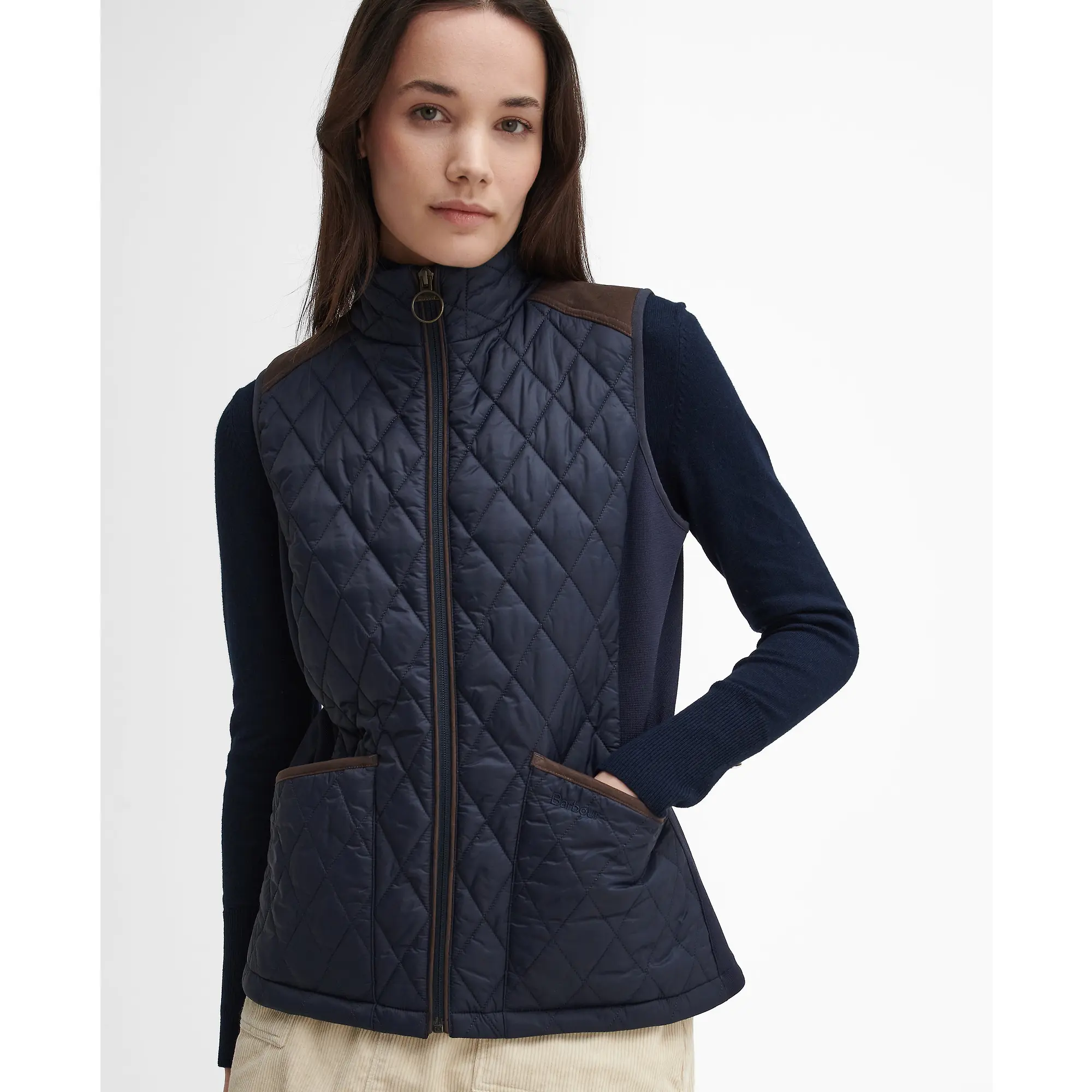 Product image 5 of 7 of Barbour Women's Highfield Gilet - Navy/Classic