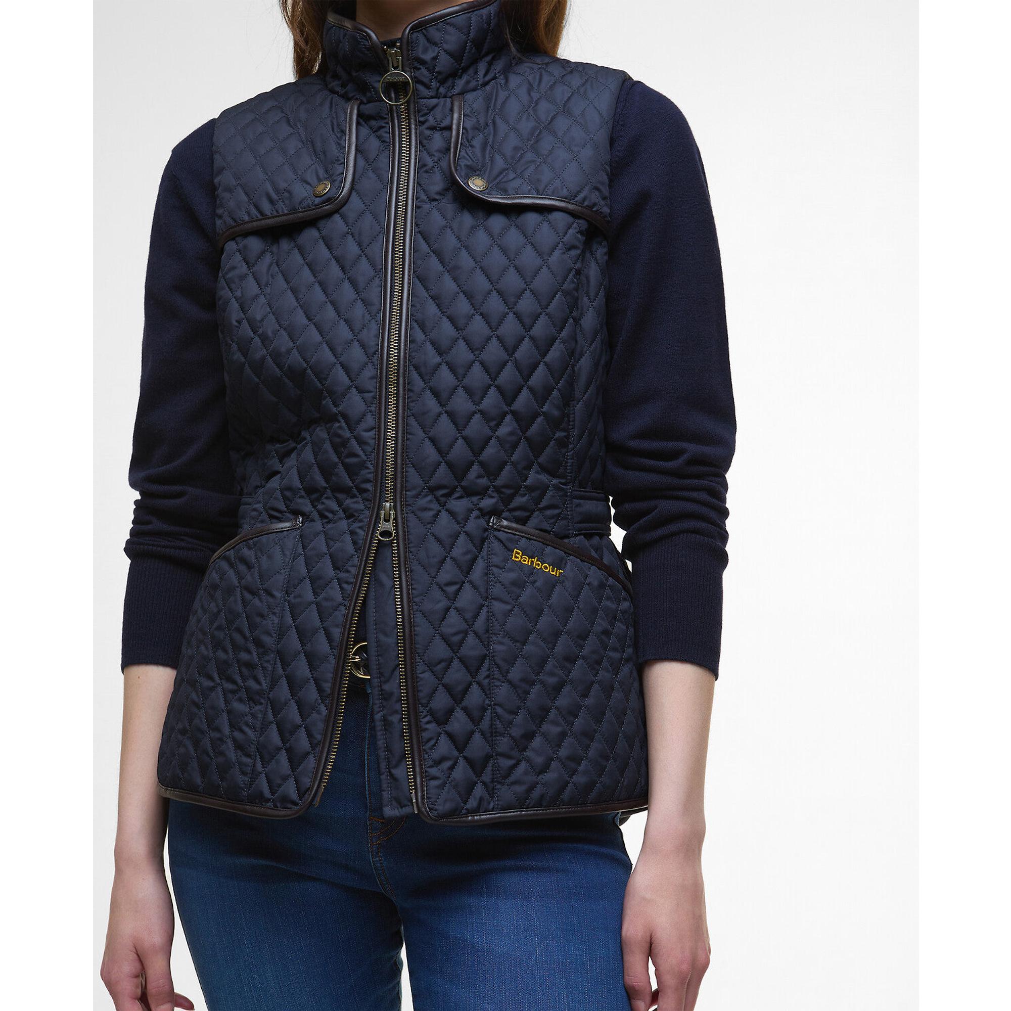 Barbour Women's Dahlia Quilted Gilet - Dark Navy | British Attire