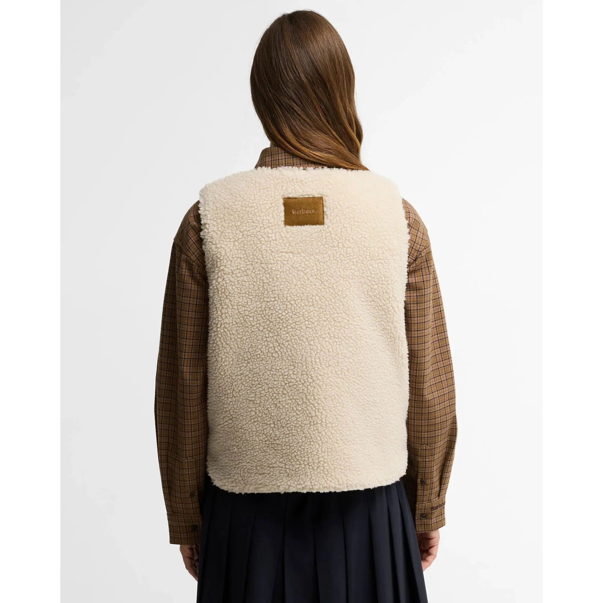 Product image 4 of 6 of Barbour Women's Bowes Fleece Gilet - Ecru