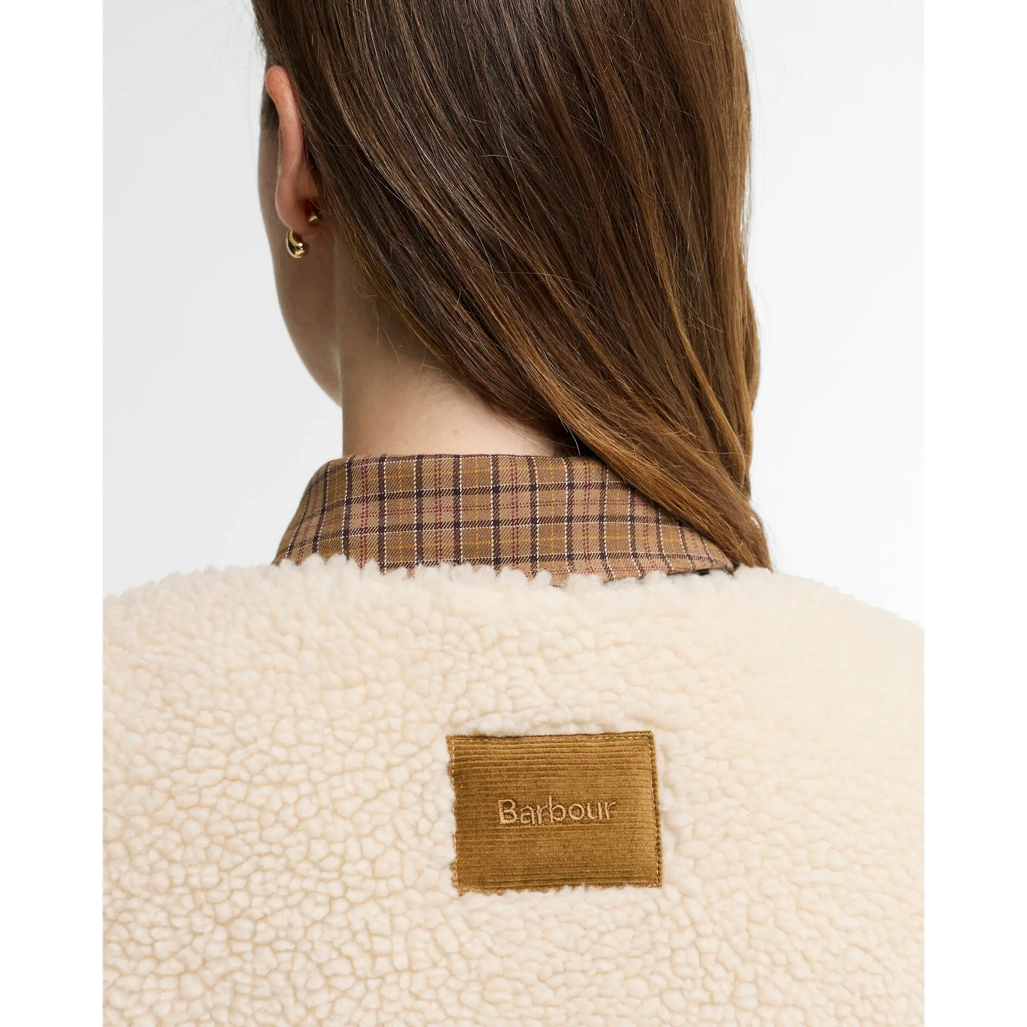 Product image 6 of 6 of Barbour Women's Bowes Fleece Gilet - Ecru