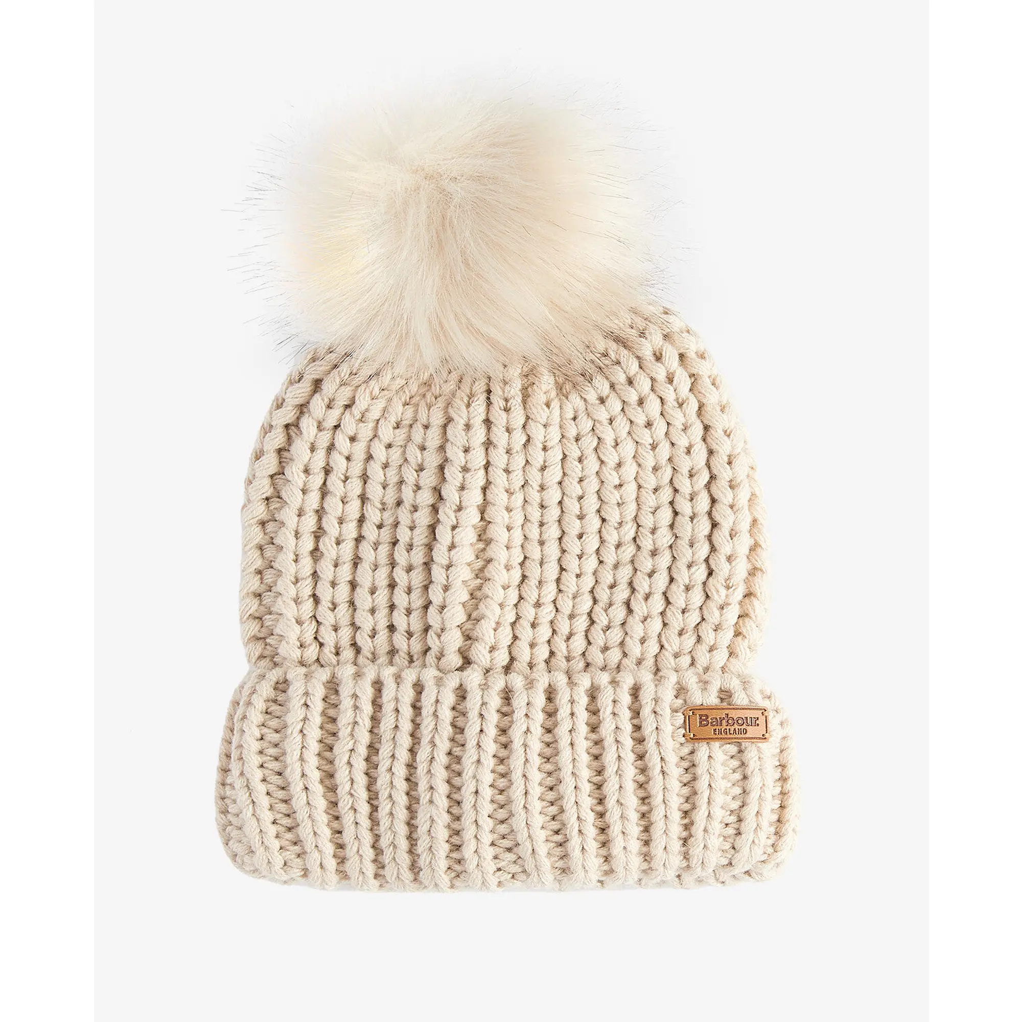 Product image 3 of 5 of Barbour Women's Saltburn Beanie & Scarf Gift Set - Pearl