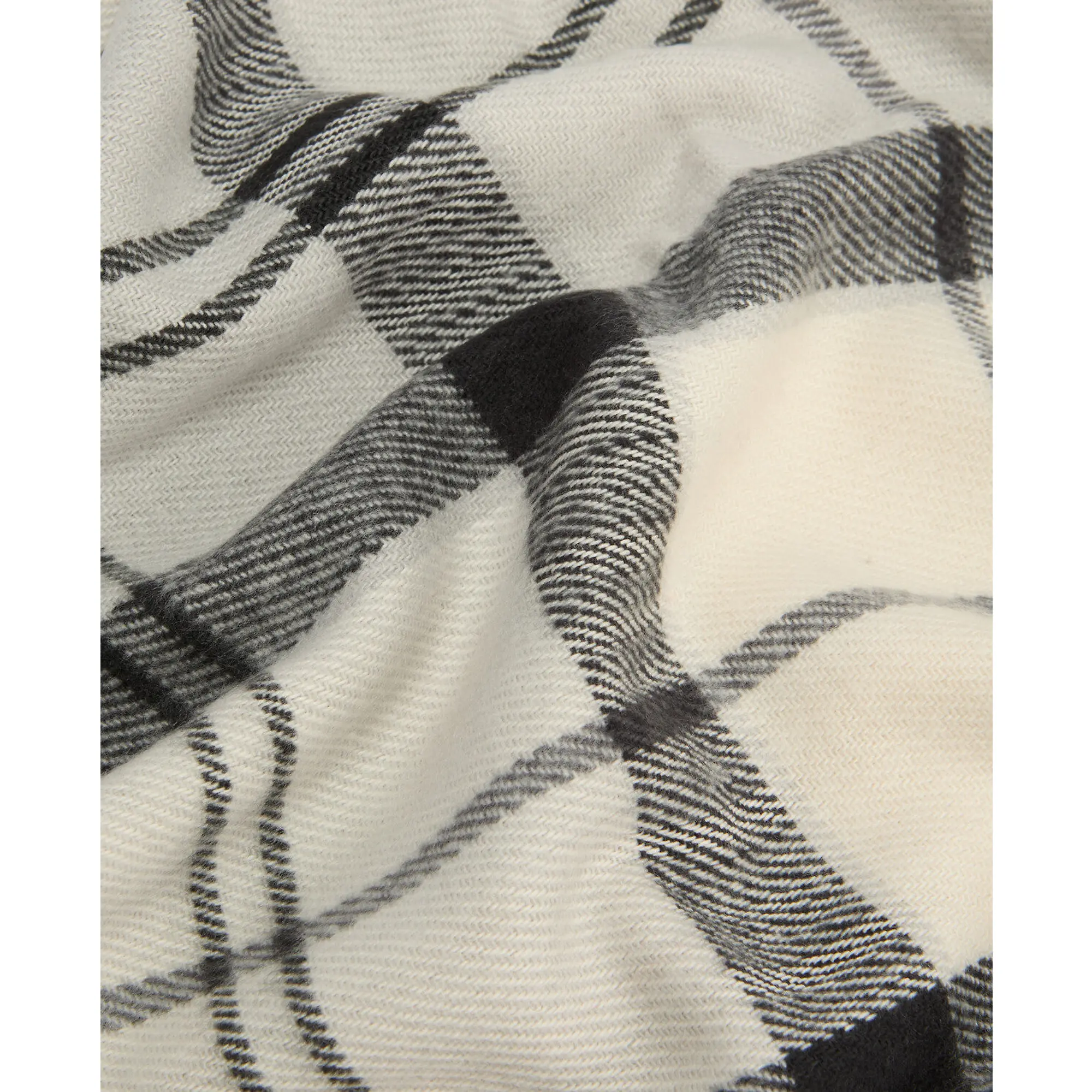 Product image 10 of 10 of Barbour Women's Dover Pom Beanie & Hailes Scarf Gift Set - Monochrome Tartan