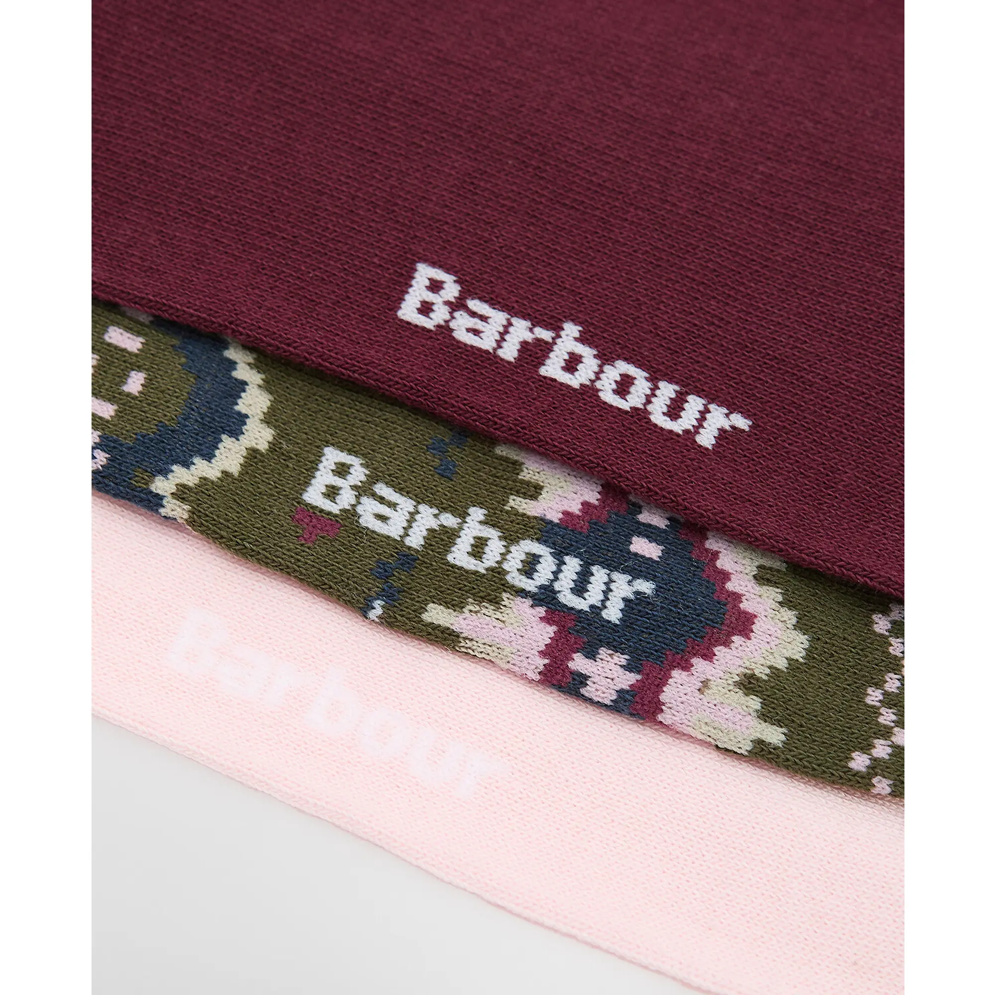 Product image 3 of 4 of Barbour Women's Helen Fair Isle Sock Gift Set - Olive