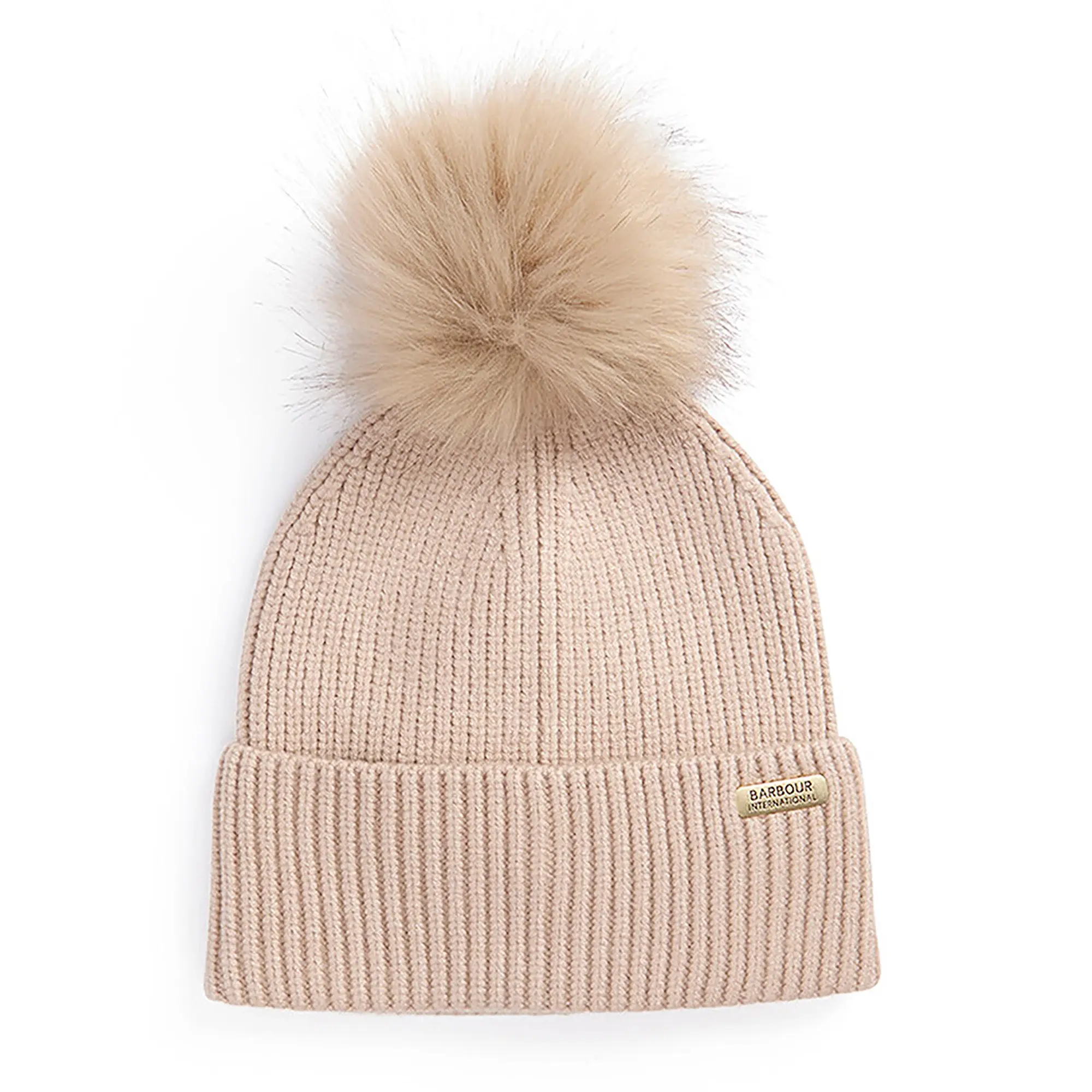 Product image 1 of 3 of Barbour International Women's Mallory Pom Beanie - Oat