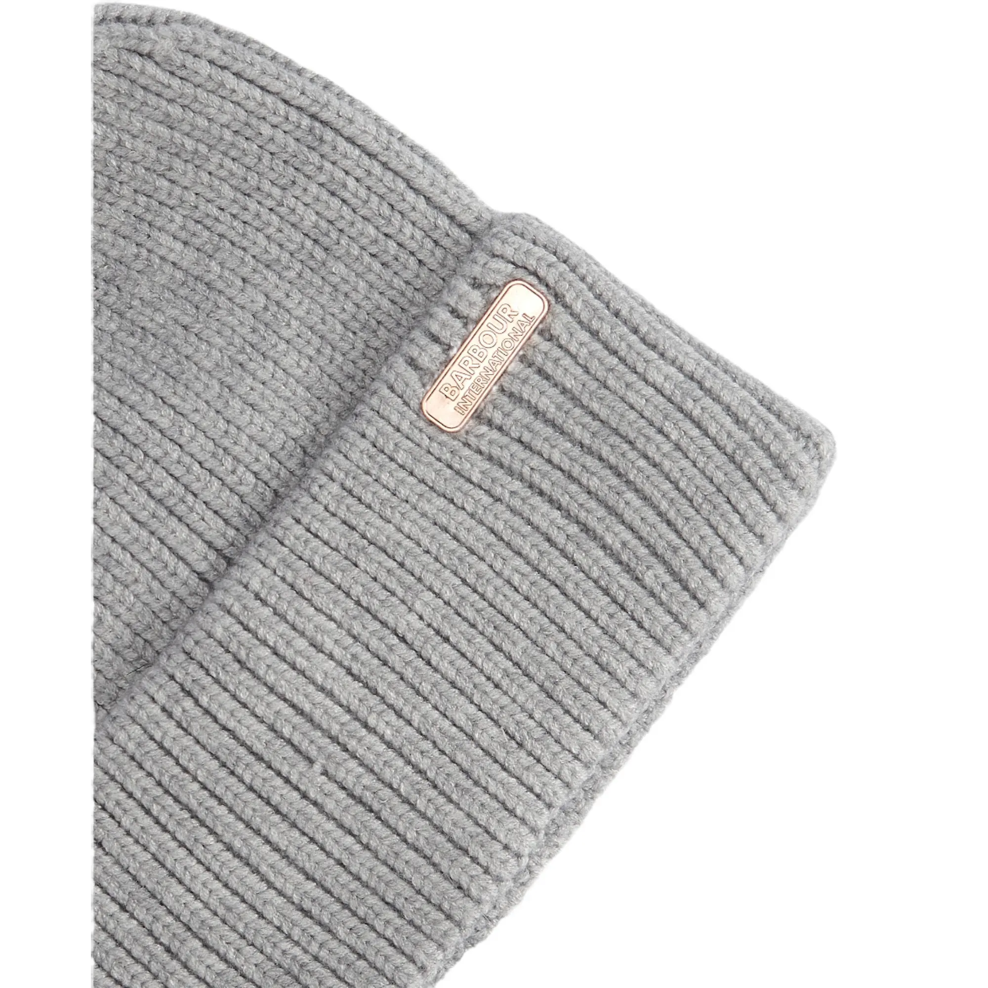 Product image 3 of 4 of Barbour International Women's Mallory Pom Beanie - Light Grey