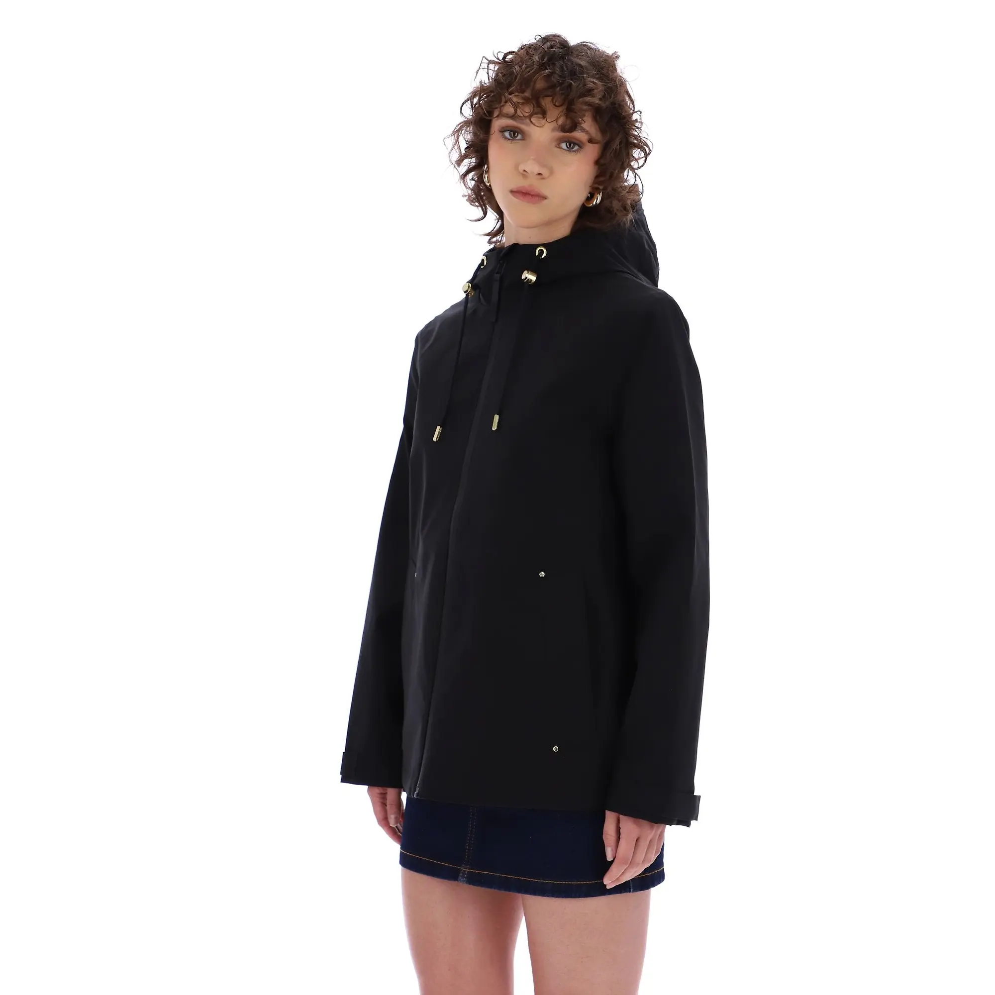 Product image 7 of 9 of Hunter Women's Originals Lightweight Waterproof Jacket - Black