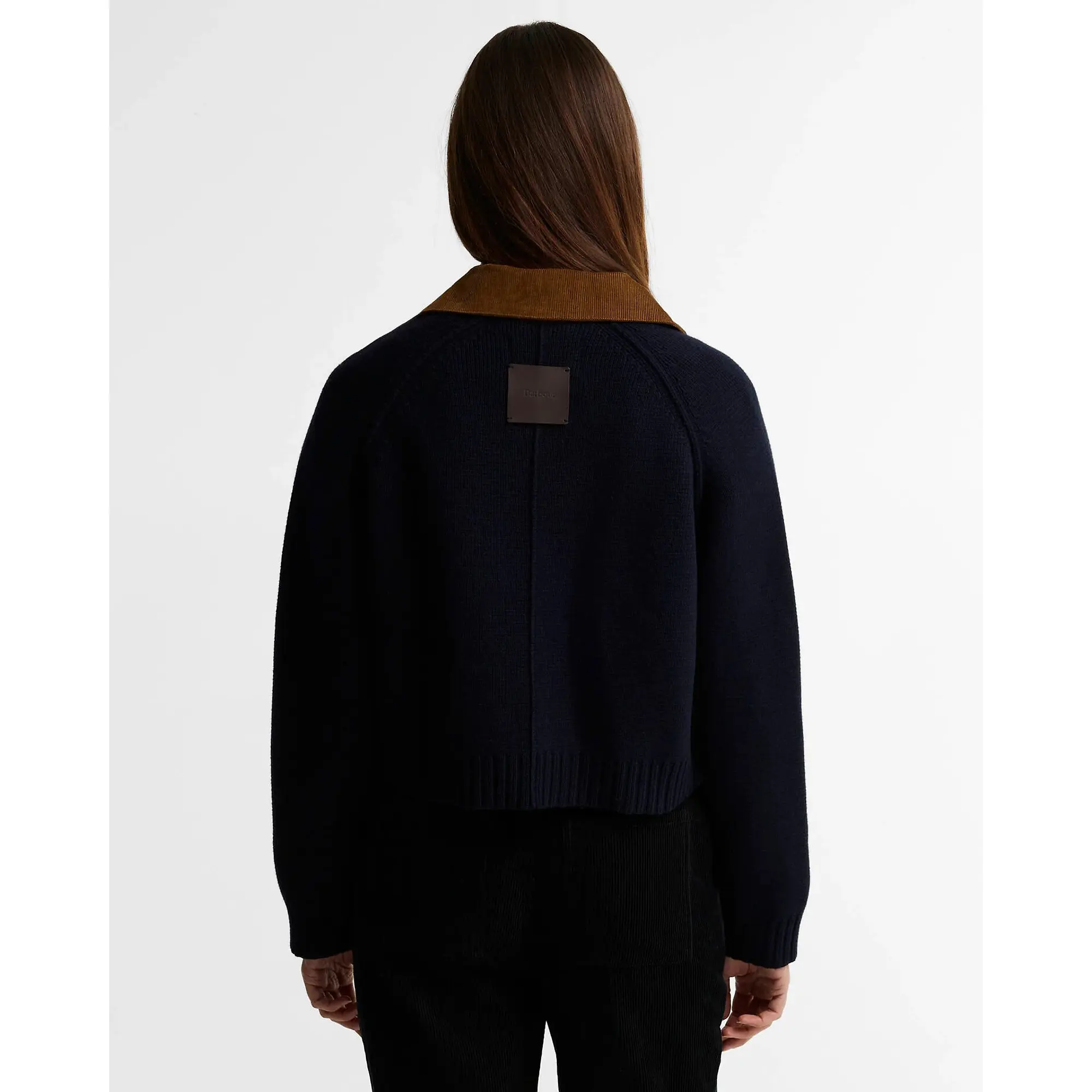 Product image 4 of 6 of Barbour Women's Alverstone Knitted Jacket - Navy