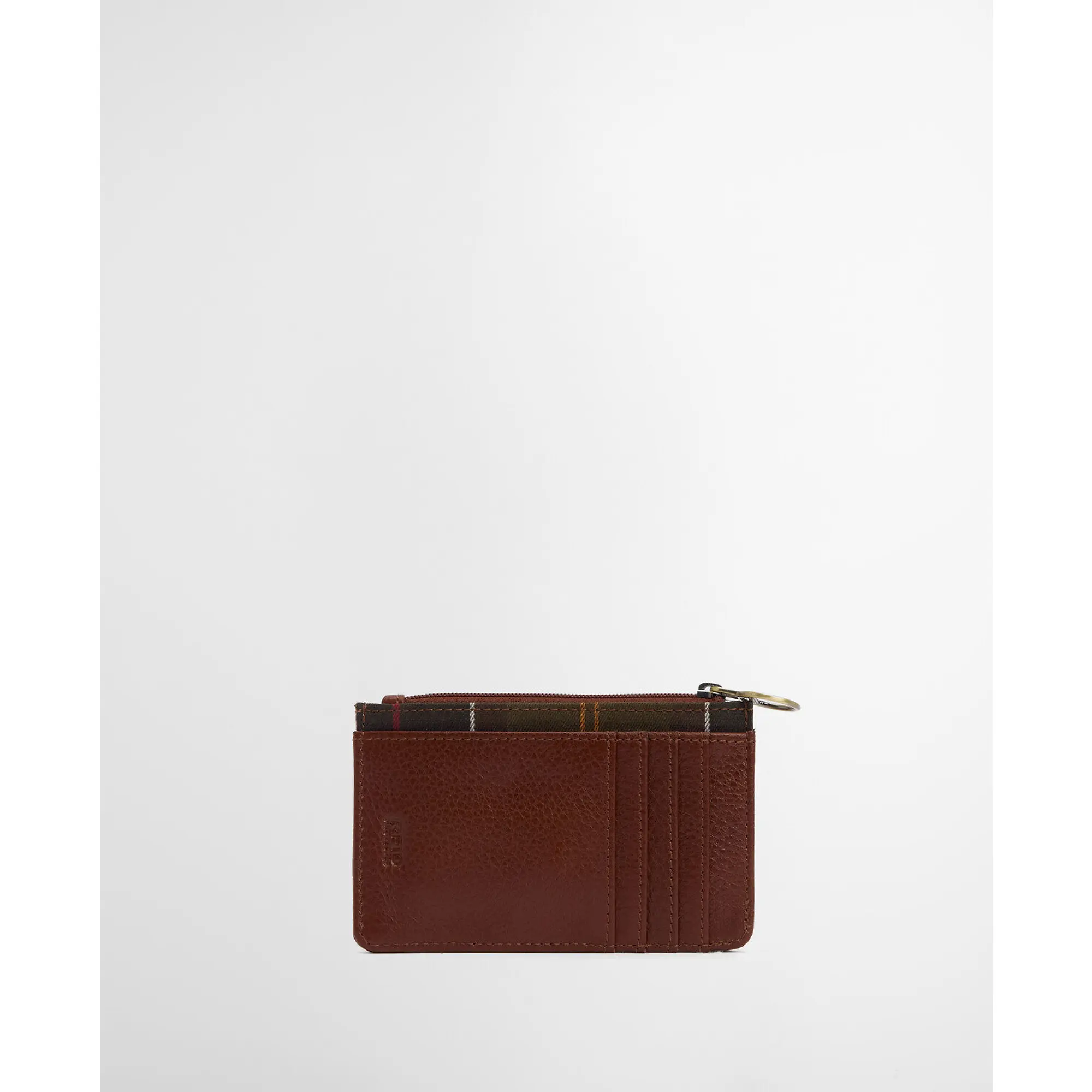 Product image 3 of 6 of Barbour Women's Alder Leather Card Holder - Brown/Classic