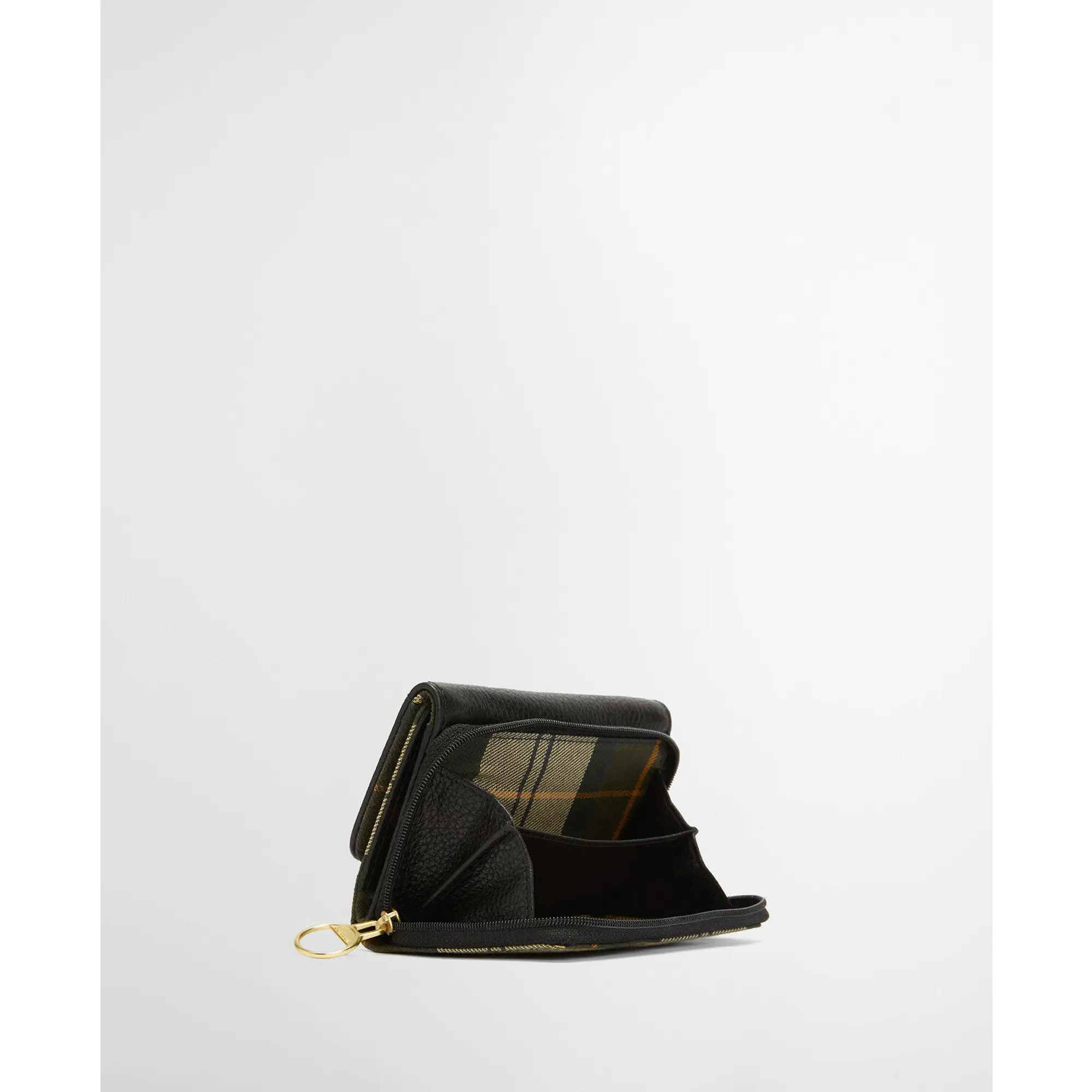 Product image 5 of 7 of Barbour Women's Rosa Leather French Purse - Black/Ancient
