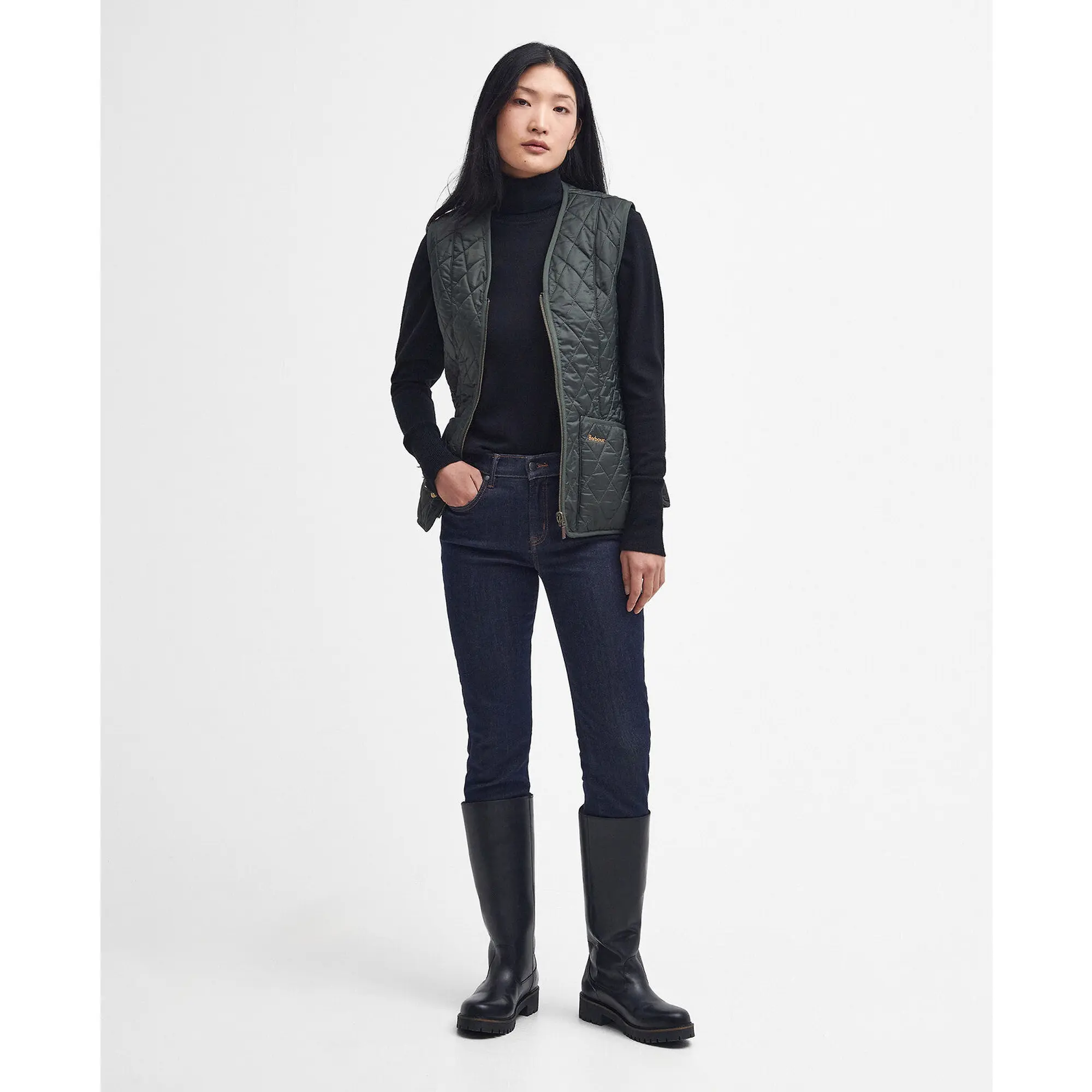 Product image 3 of 6 of Barbour Women's Betty Fleece Liner - Dark Olive