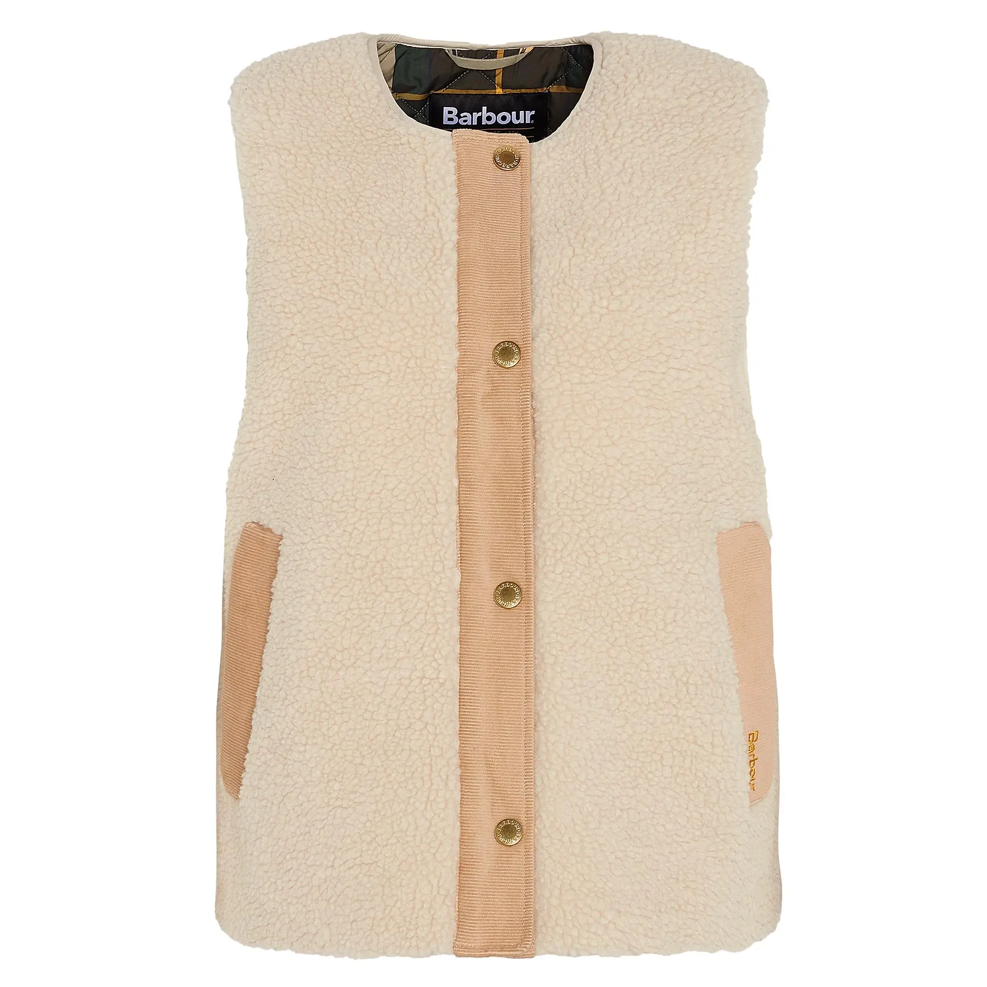 Product image 1 of 10 of Barbour Women's Dulsie Liner - Ecru/Ancient Tartan