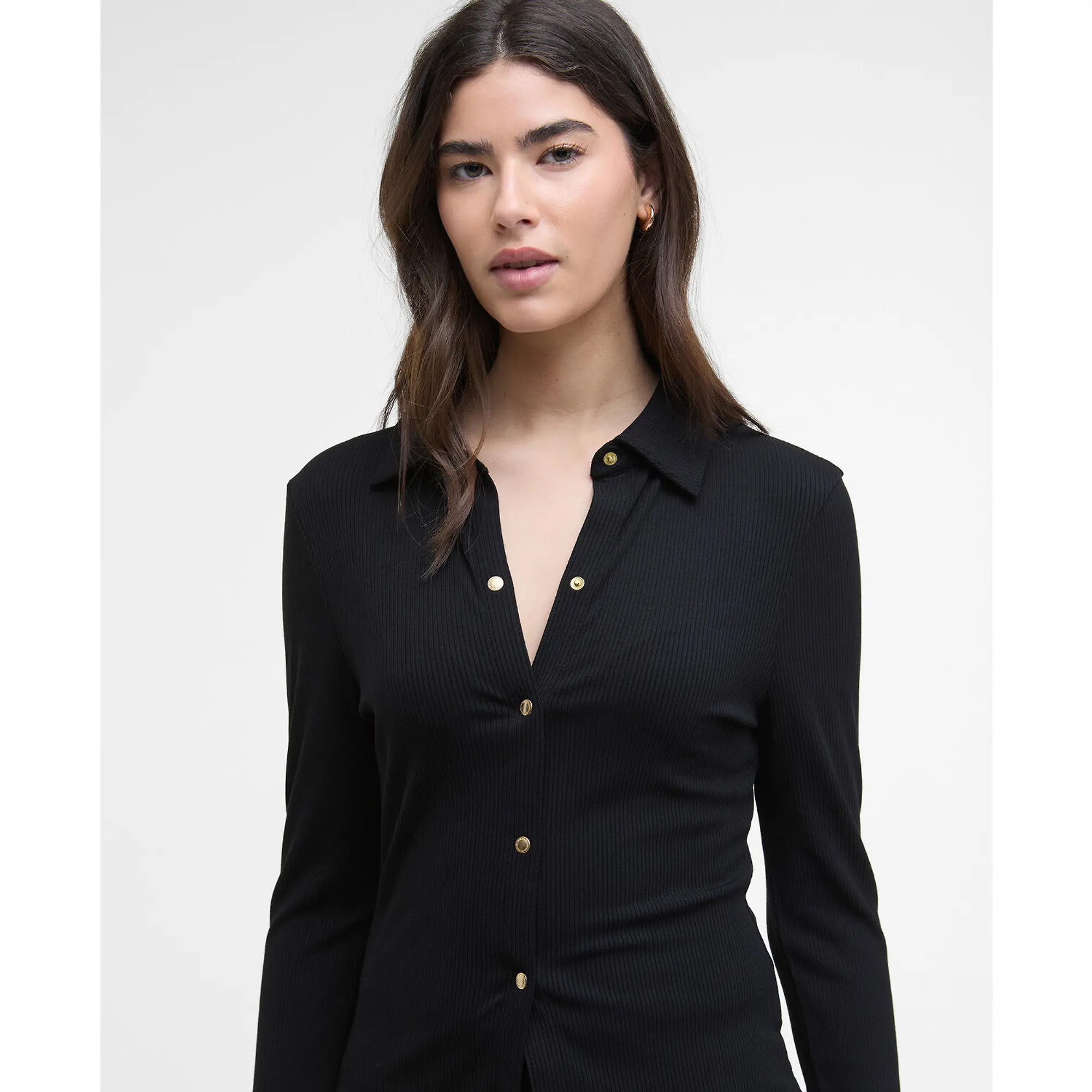 Product image 6 of 6 of Barbour International Women's Chloe Ribbed Top - Black