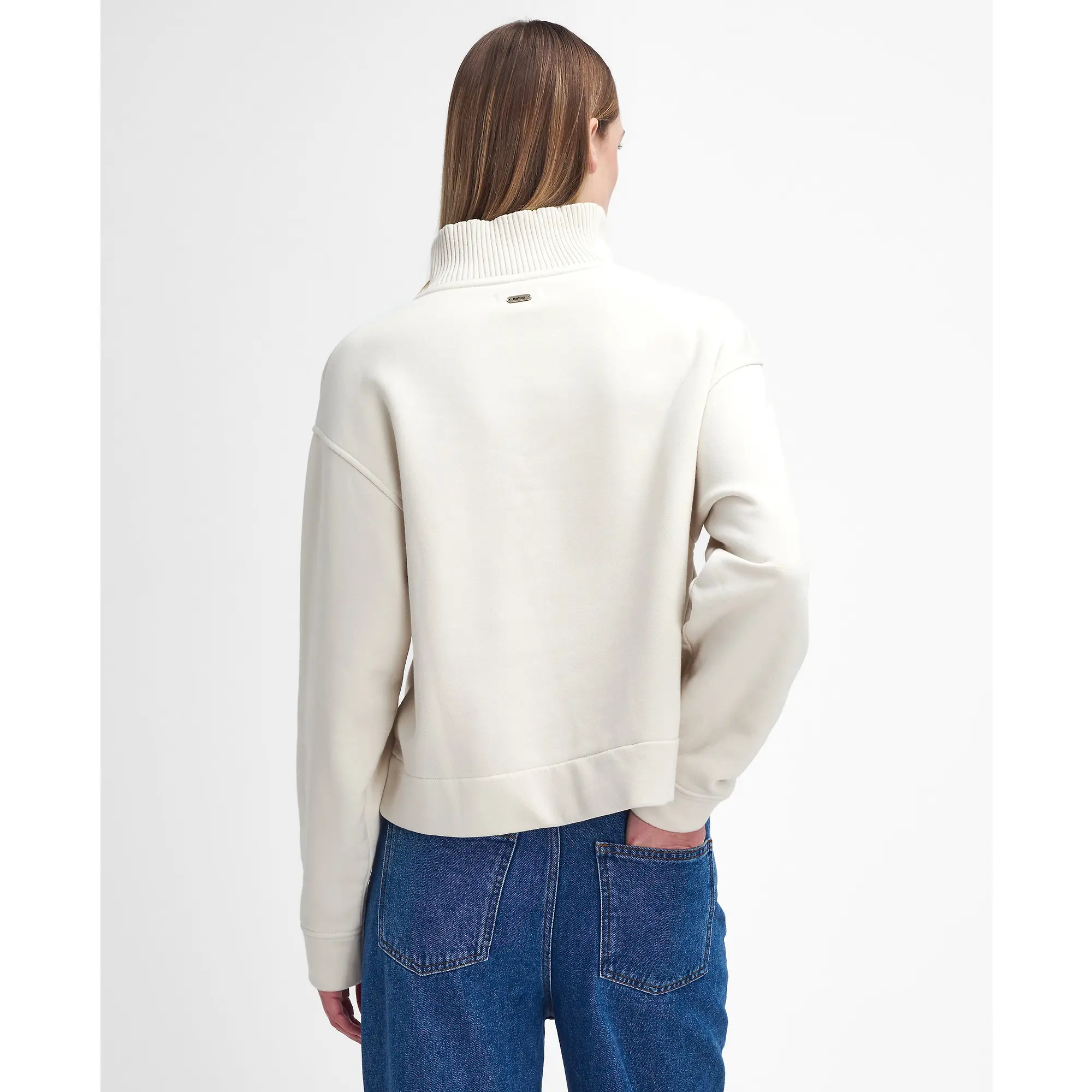 Product image 4 of 6 of Barbour Women's Fleur Sweatshirt - Ecru