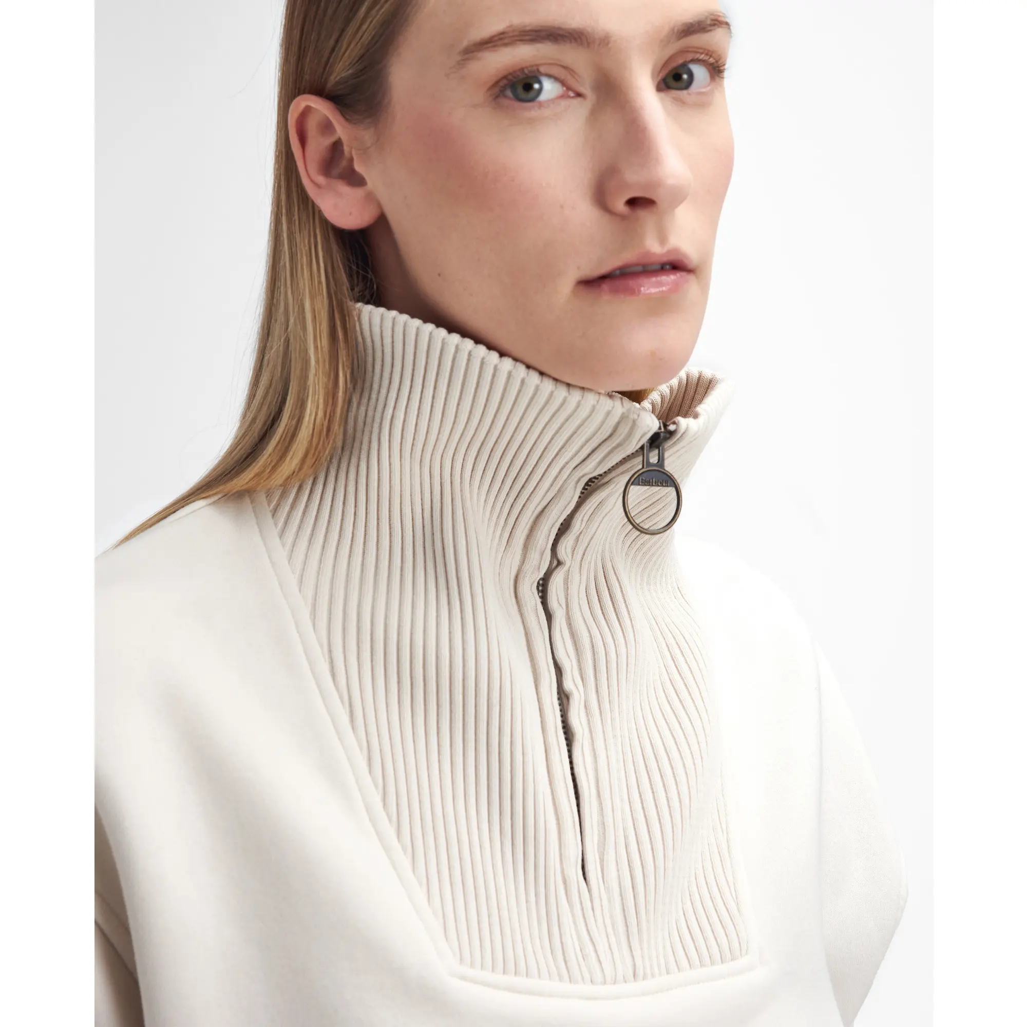 Product image 5 of 6 of Barbour Women's Fleur Sweatshirt - Ecru