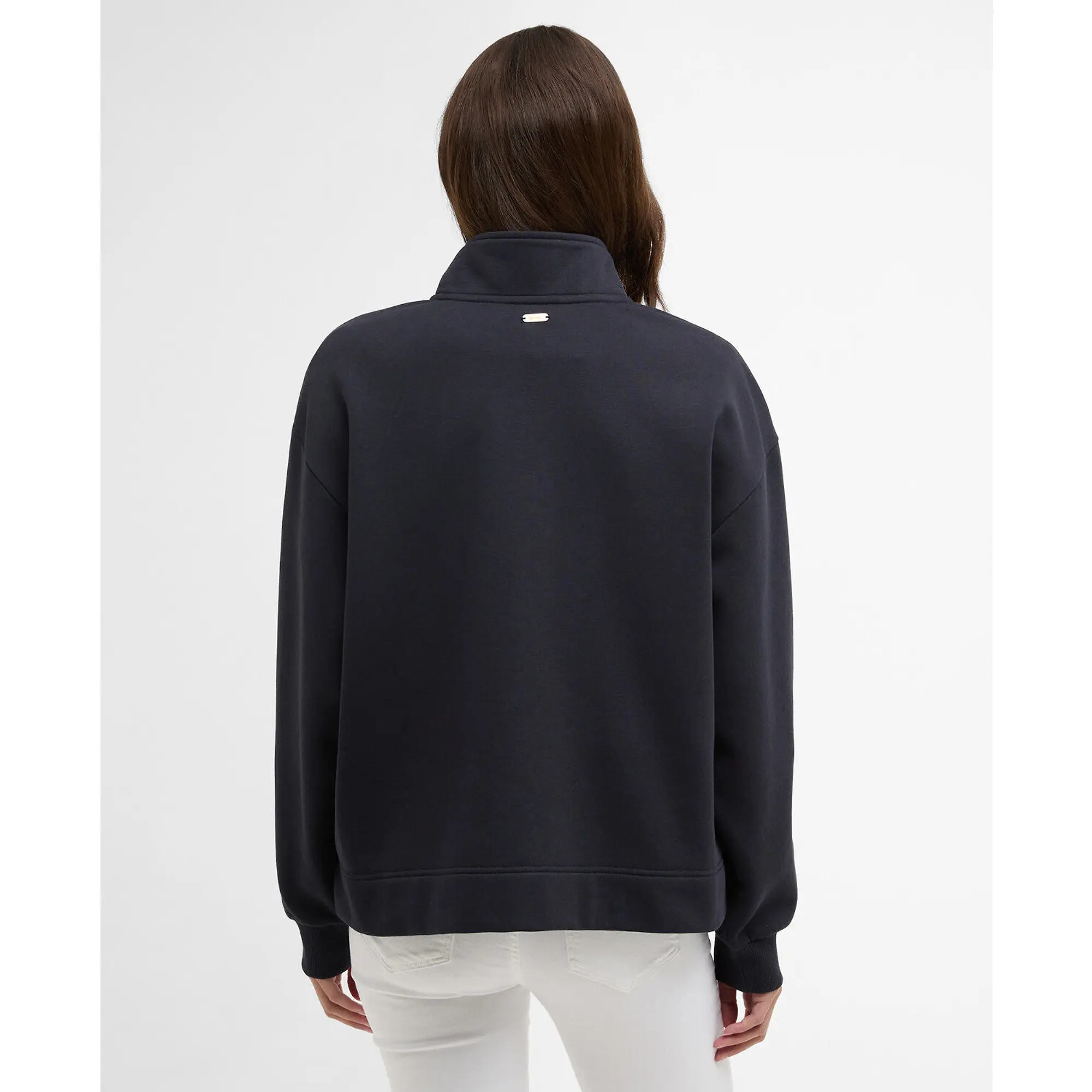 Product image 4 of 6 of Barbour Women's Zaria Quarter-Zip Jumper - Dark Navy