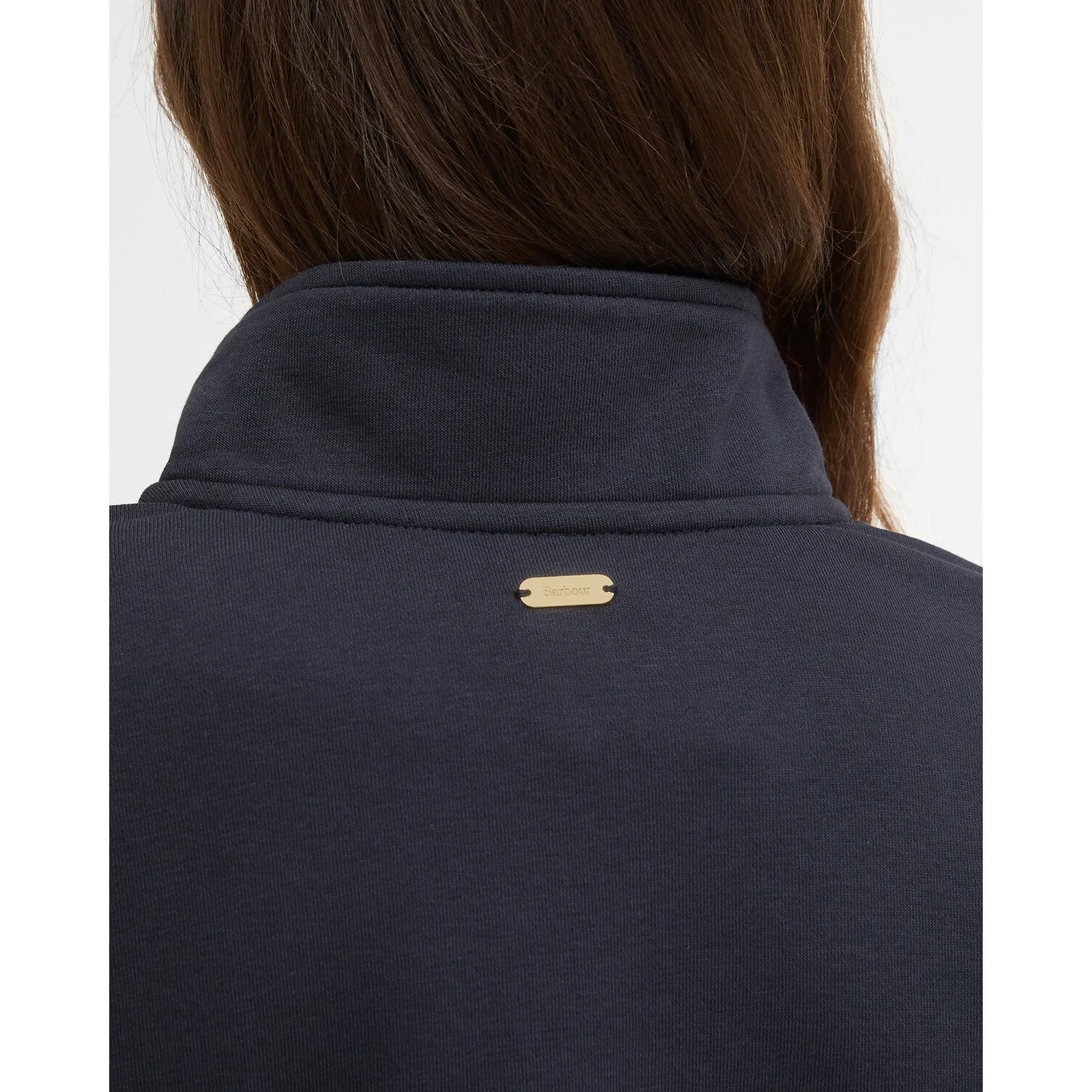 Product image 6 of 6 of Barbour Women's Zaria Quarter-Zip Jumper - Dark Navy