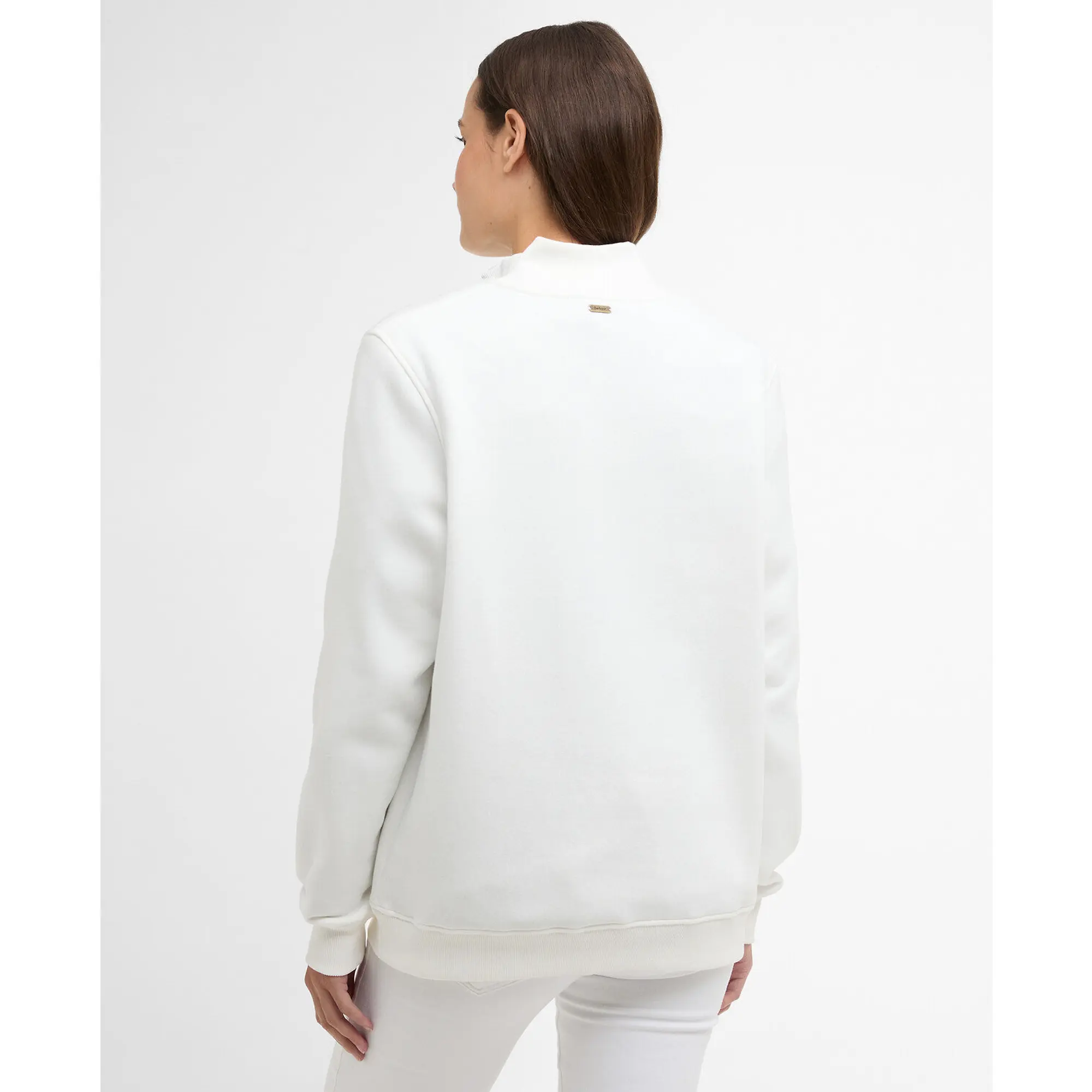 Product image 4 of 6 of Barbour Women's Cynthia Half Zip Sweatshirt - Cloud