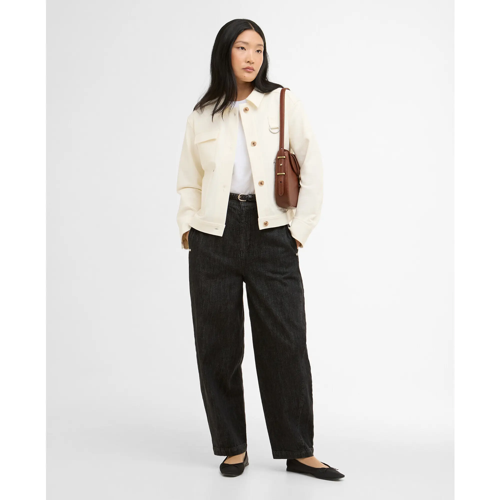 Product image 3 of 6 of Barbour Women's Kirby Overshirt - Ecru