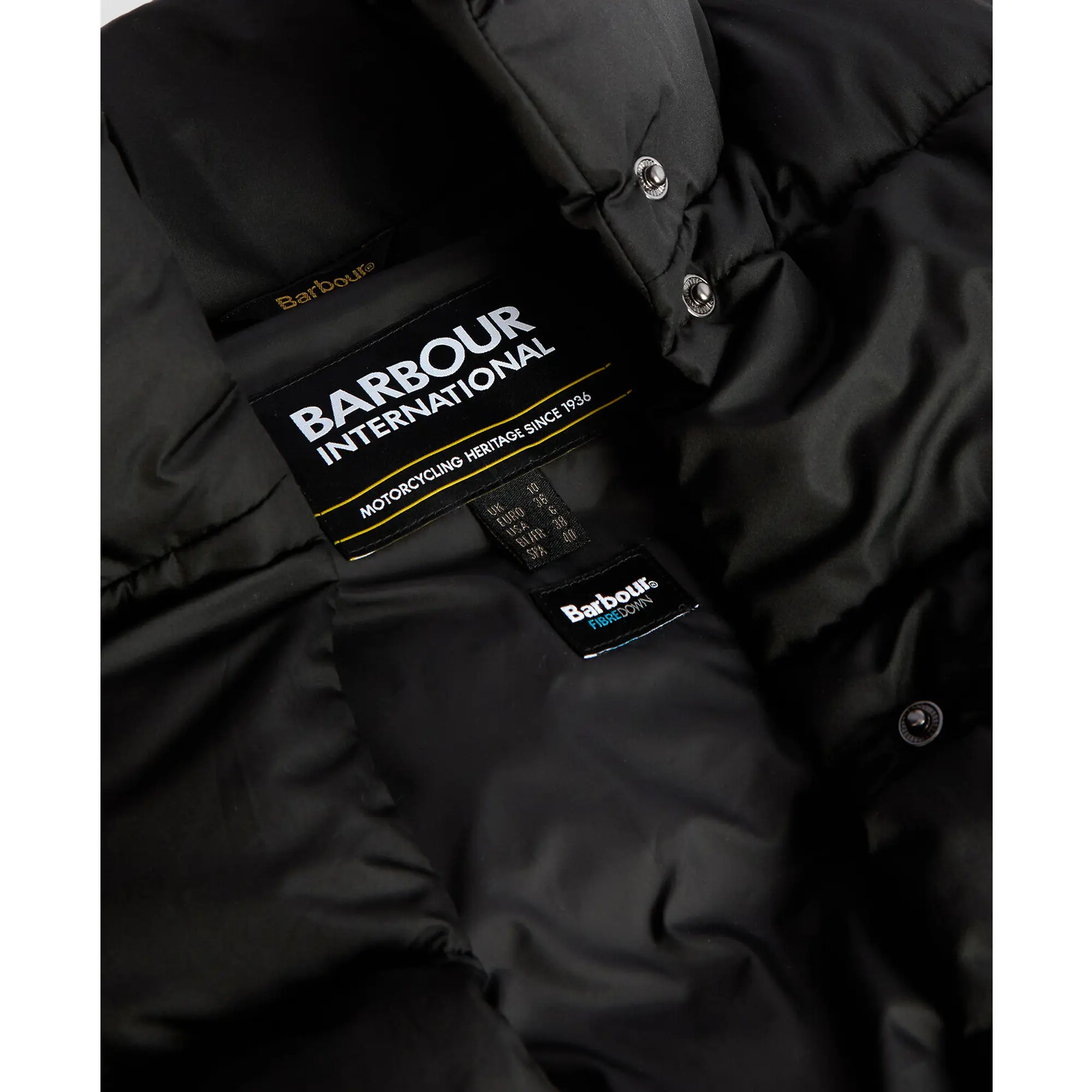 Product image 6 of 6 of Barbour International Women's San Telmo Quilted Sweatshirt - Black