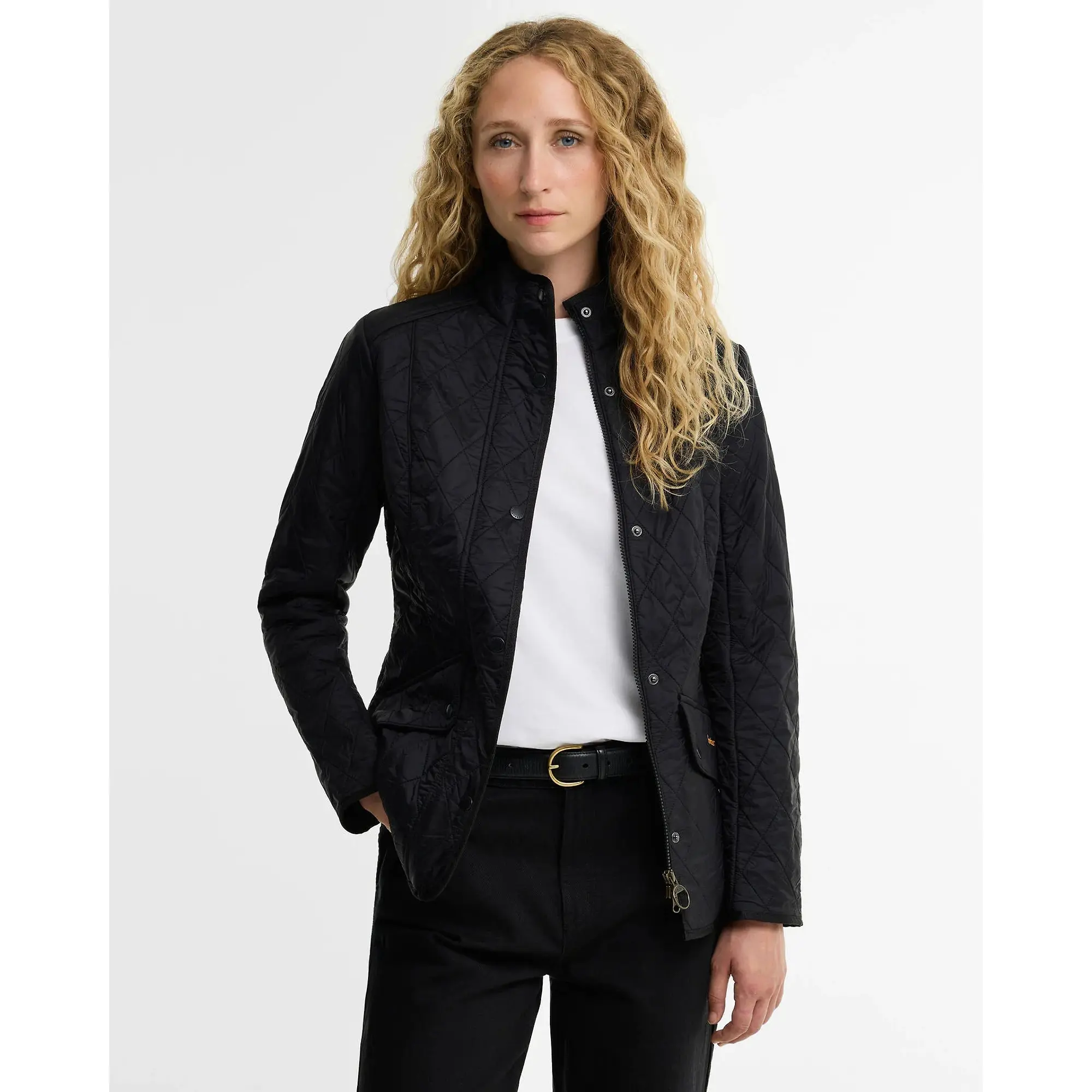 Product image 2 of 7 of Barbour Women's Cavalry Polarquilt Jacket - Classic Black