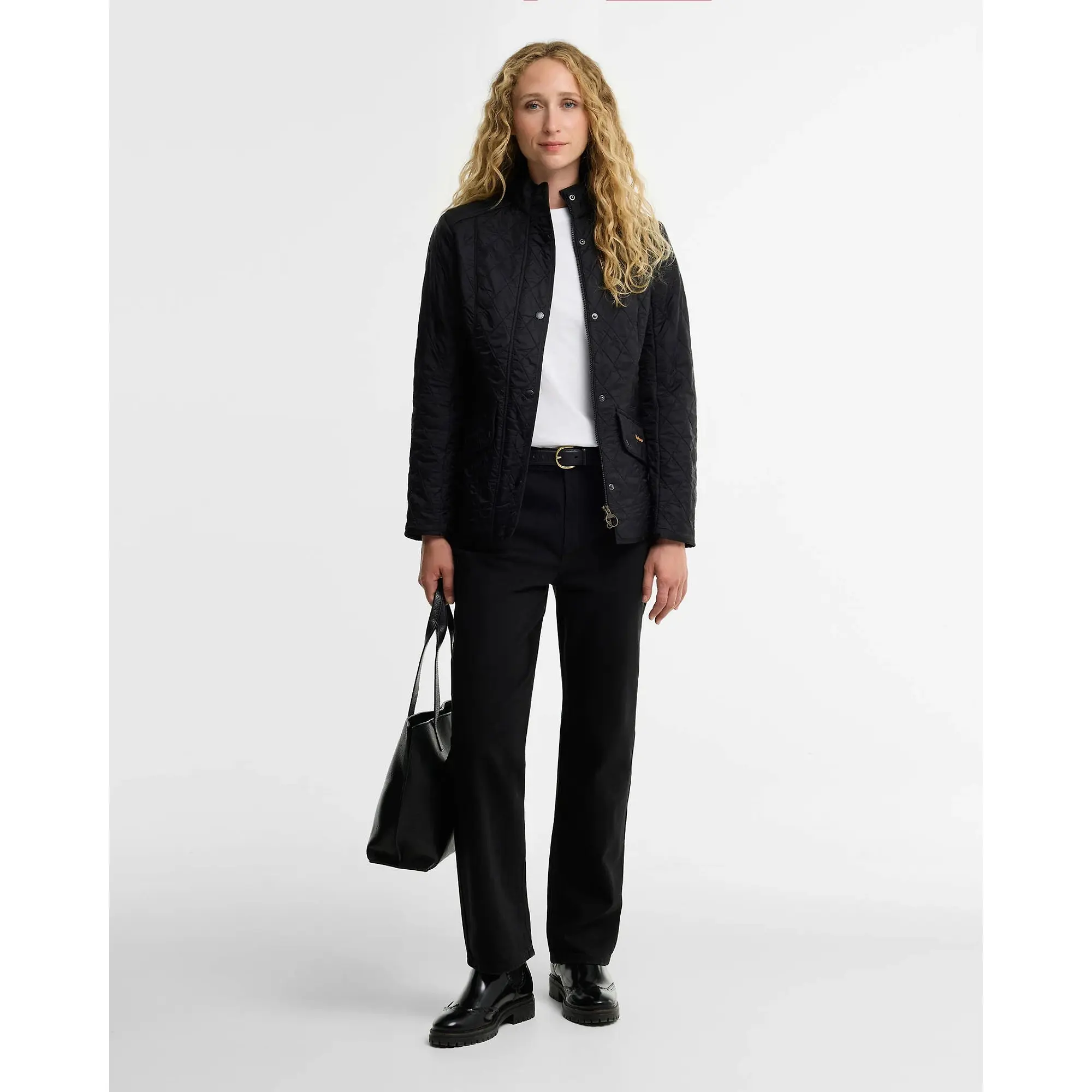 Product image 3 of 7 of Barbour Women's Cavalry Polarquilt Jacket - Classic Black