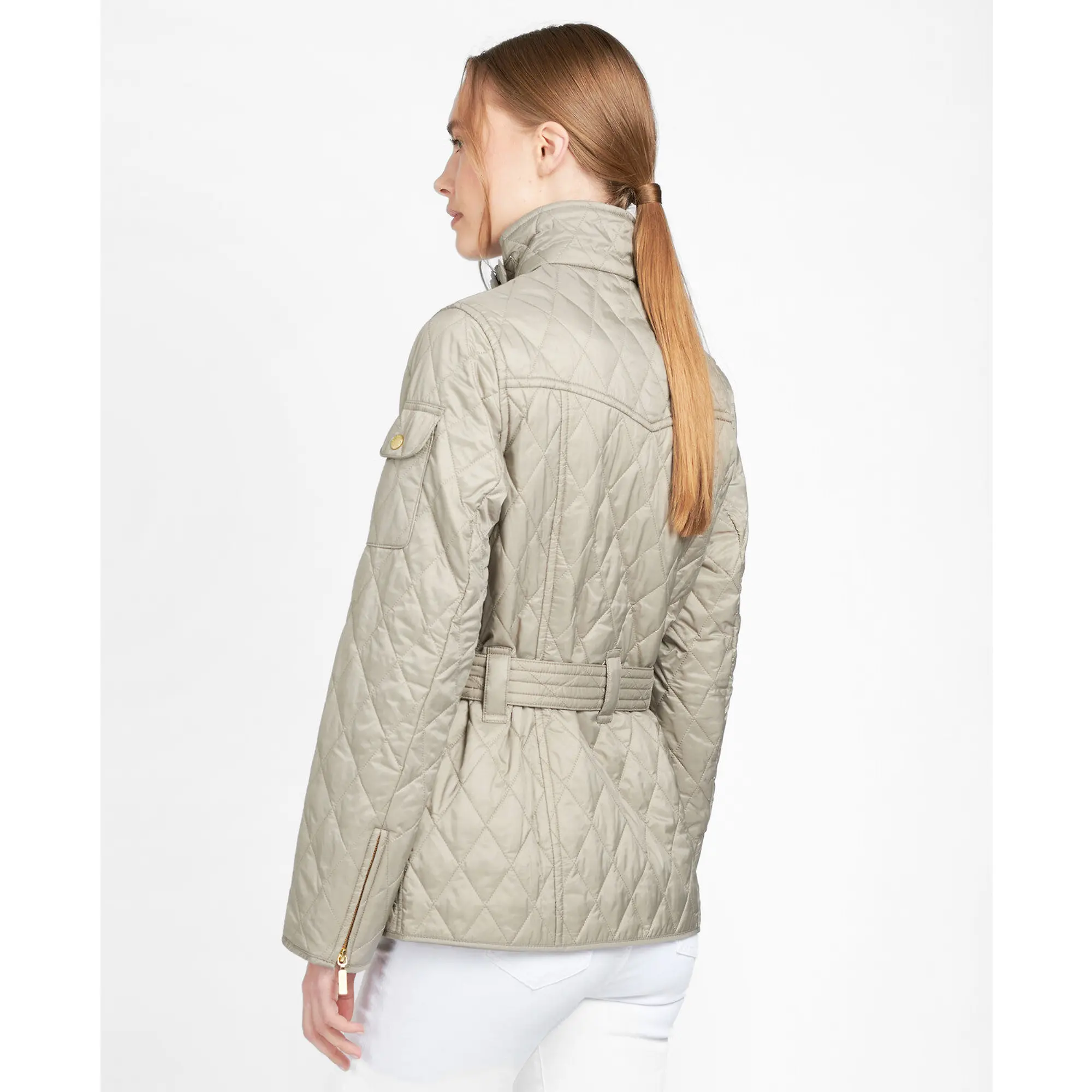 Product image 4 of 8 of Barbour International Women's International Quilt Jacket - Taupe/Pearl