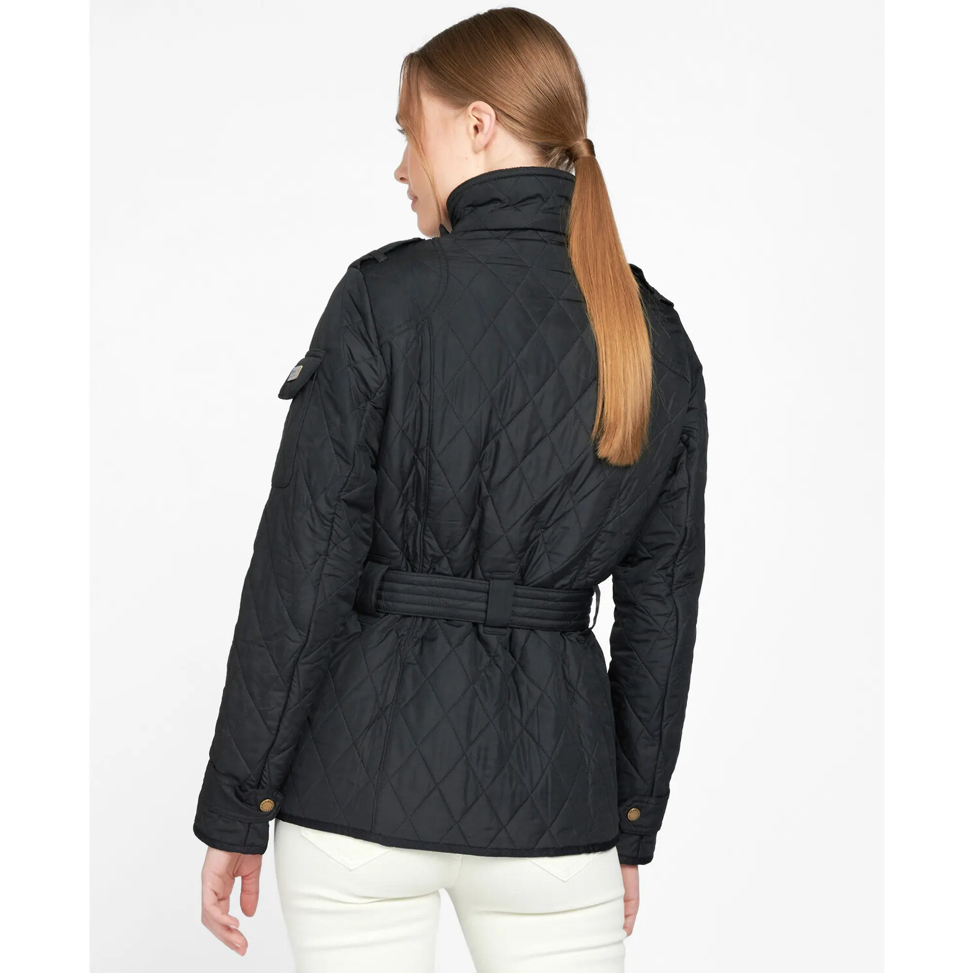 Product image 3 of 9 of Barbour International Women's Tourer Polarquilt Jacket - Black/Black