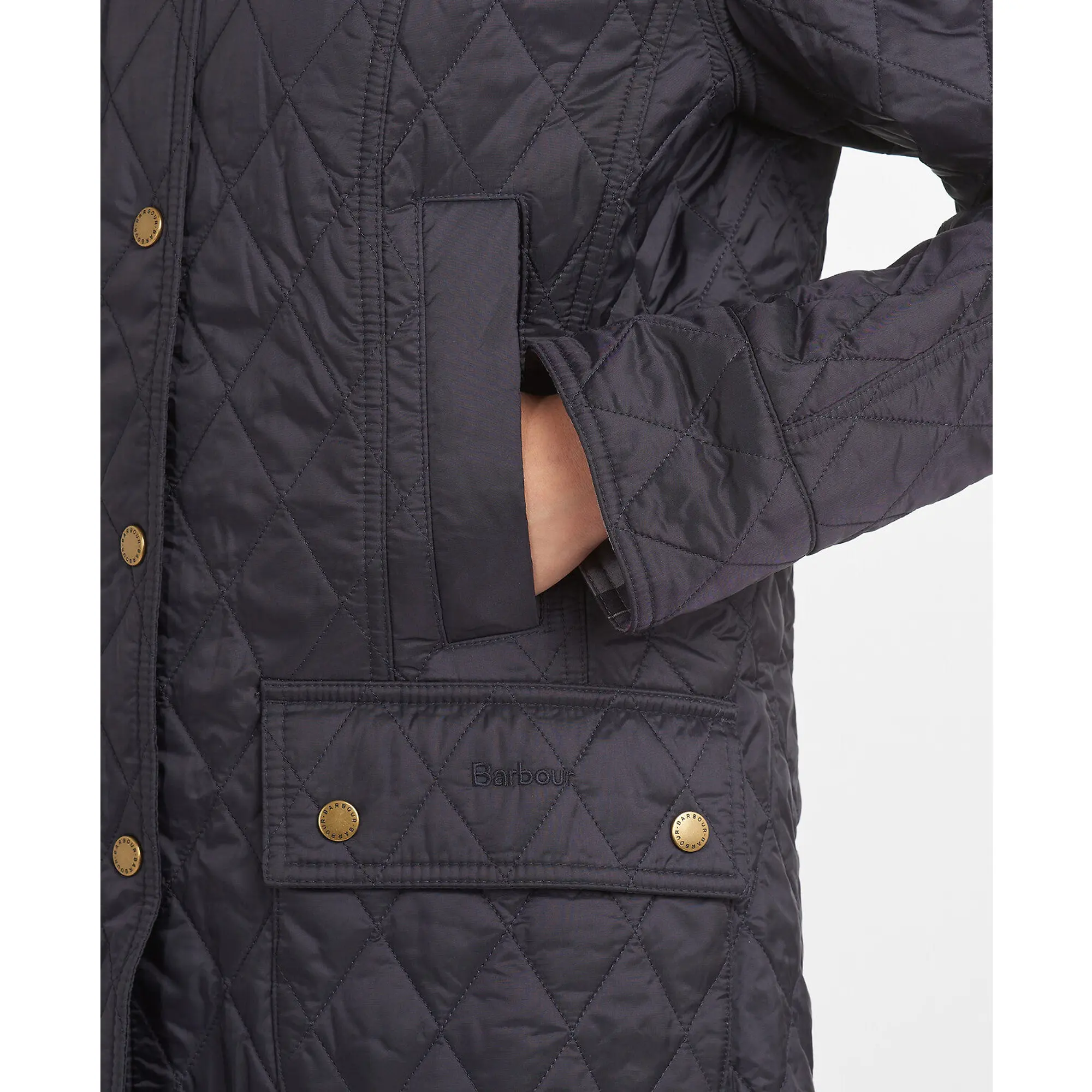 Product image 7 of 9 of Barbour Women's Beadnell Quilted Jacket - Navy