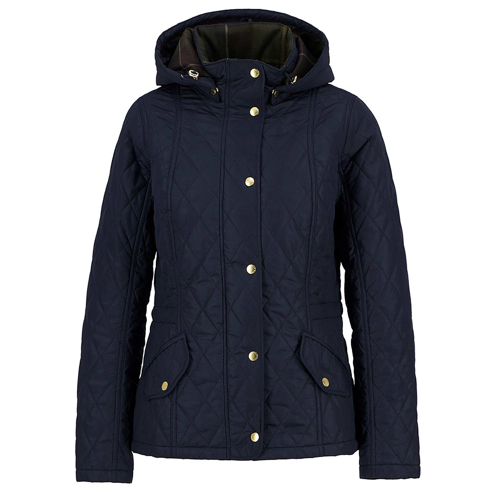 Barbour Women's Millfire Quilted Jacket - Navy | British Attire Barbour Women's Millfire Quilted Jacket - Navy | British Attire