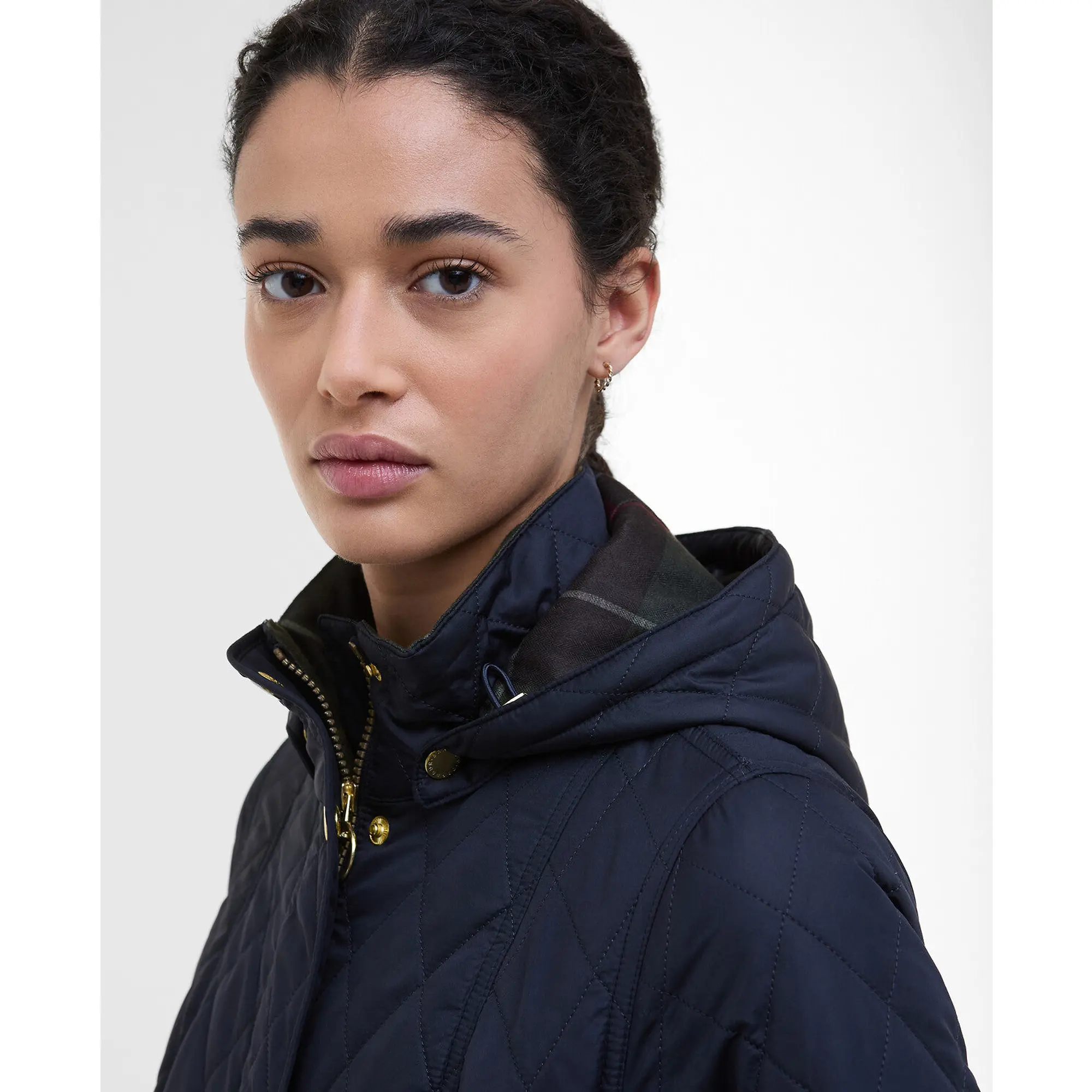 Product image 5 of 8 of Barbour Women's Millfire Quilted Jacket - Navy