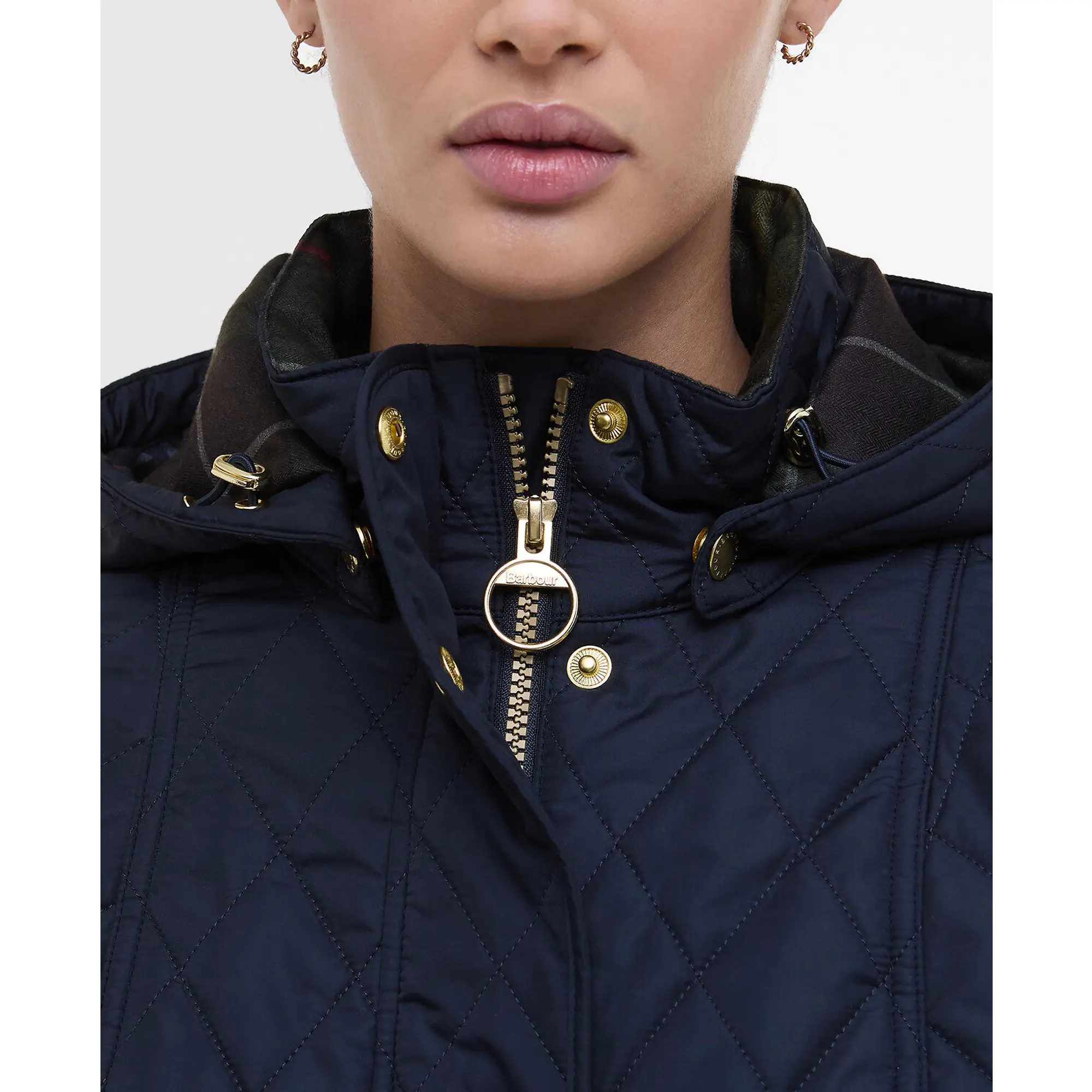 Product image 7 of 8 of Barbour Women's Millfire Quilted Jacket - Navy