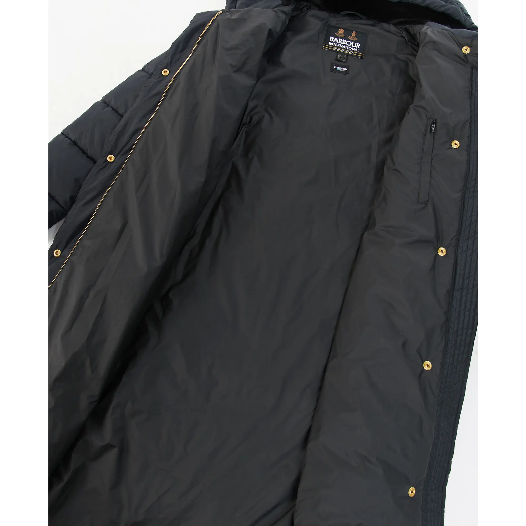 Product image 8 of 10 of Barbour International Women's Track Line Quilted Jacket - Black