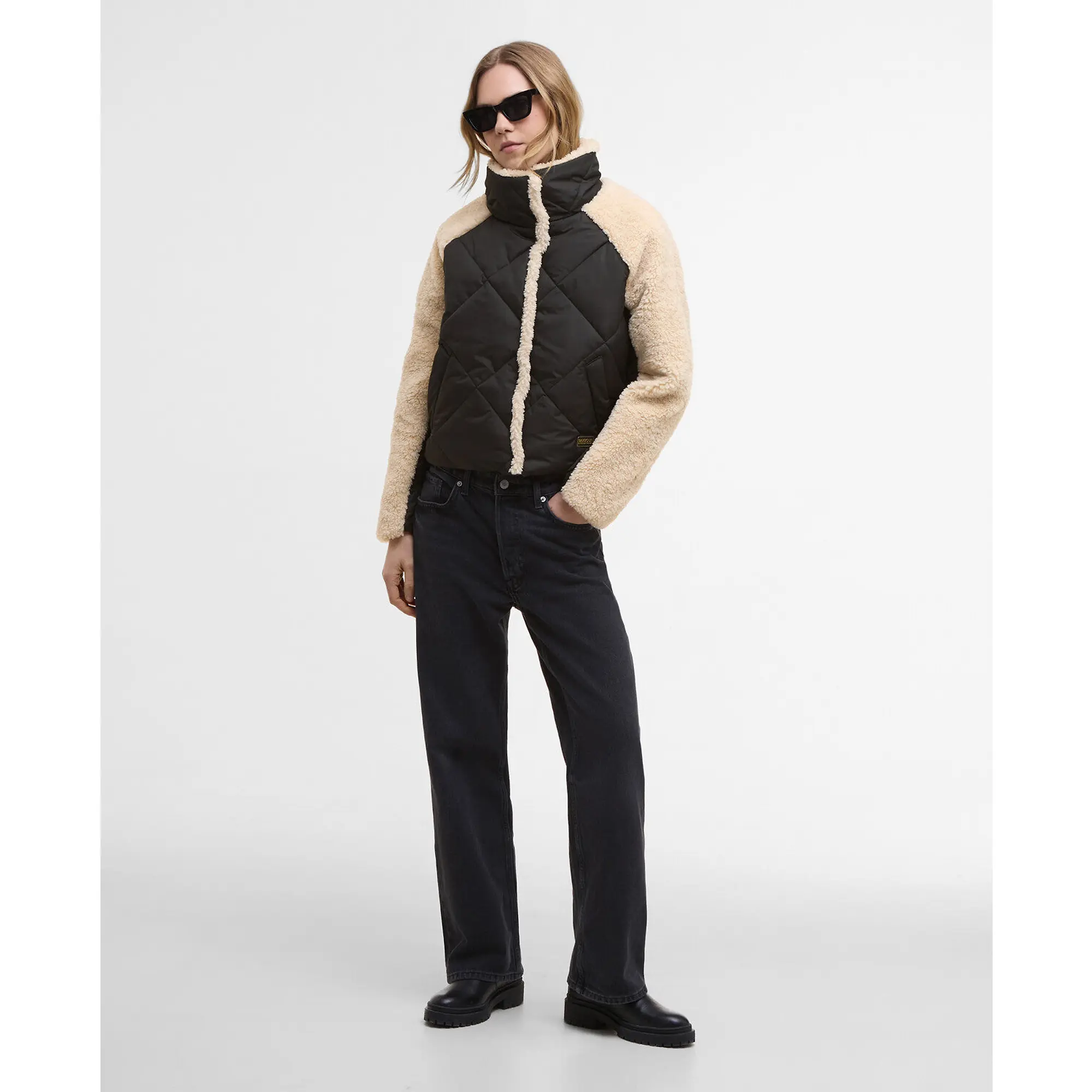 Product image 3 of 8 of Barbour International Women's Osaka Quilted Jacket - Black/Jasmine