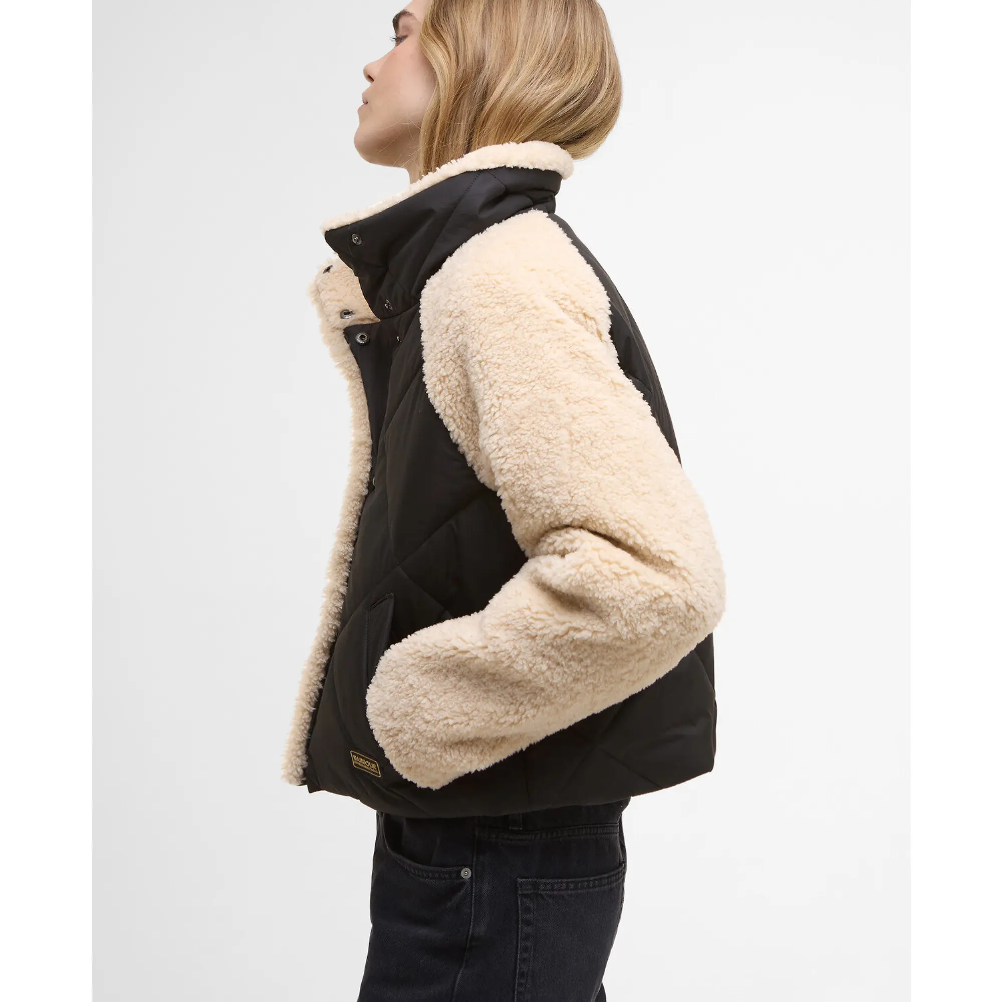 Product image 6 of 8 of Barbour International Women's Osaka Quilted Jacket - Black/Jasmine
