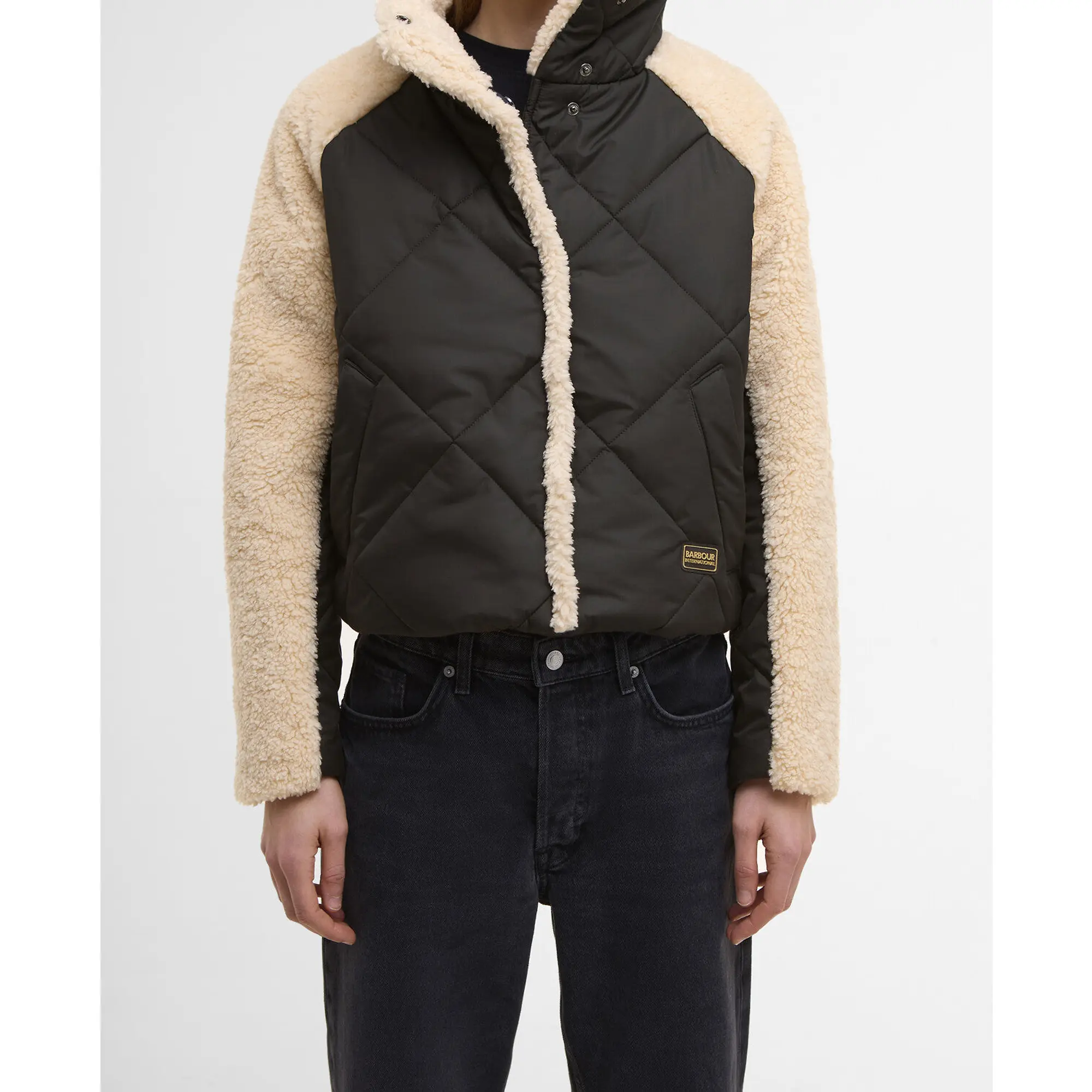Product image 7 of 8 of Barbour International Women's Osaka Quilted Jacket - Black/Jasmine