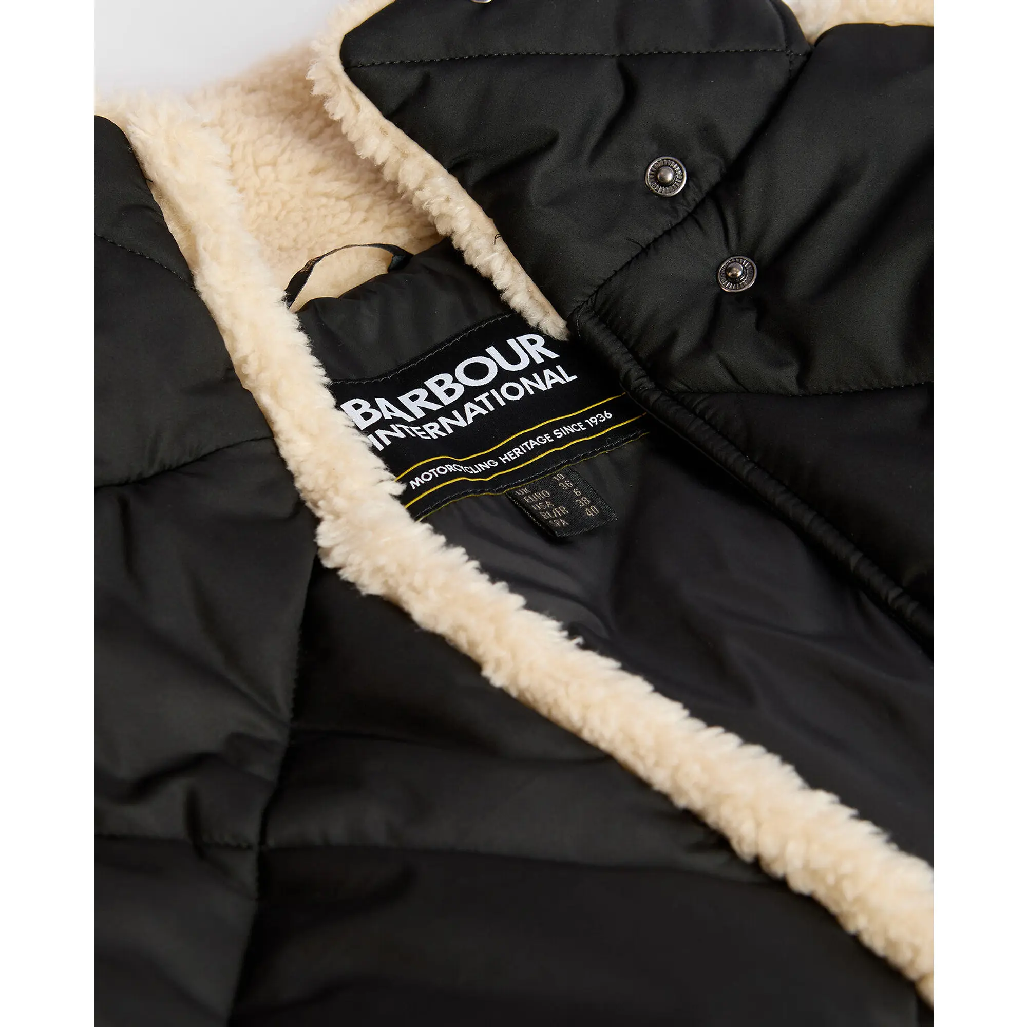 Product image 8 of 8 of Barbour International Women's Osaka Quilted Jacket - Black/Jasmine