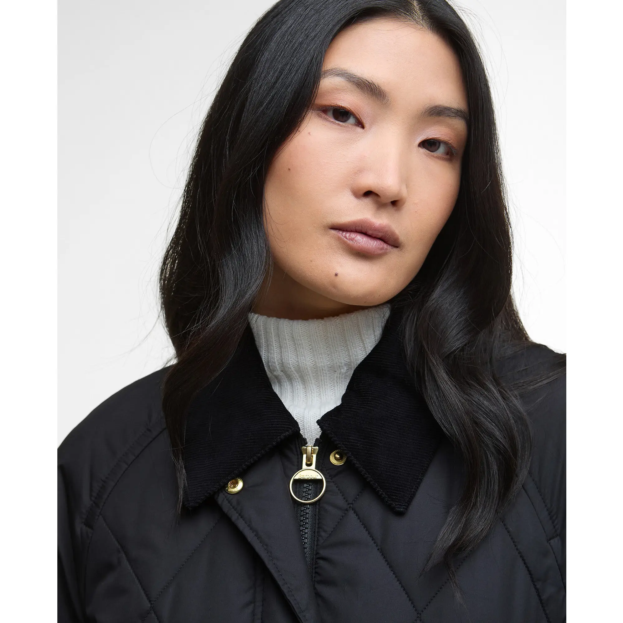 Product image 5 of 7 of Barbour Women's Martha Quilted Jacket - Black/Classic Tartan