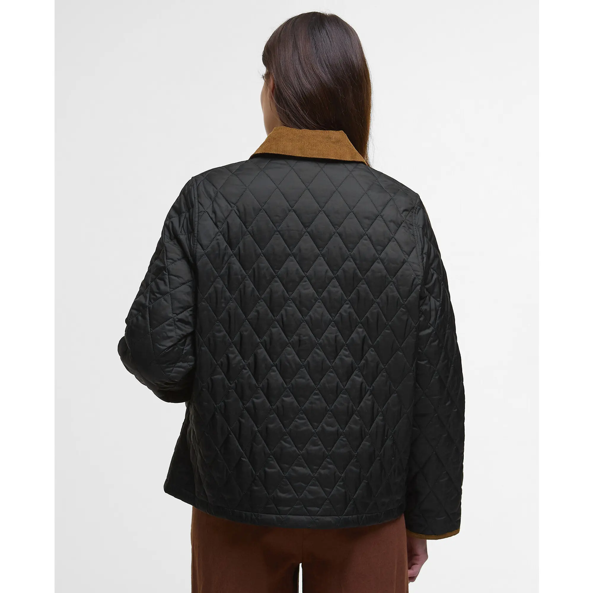 Product image 4 of 7 of Barbour Women's Icons Cropped Liddesdale Quilted Jacket - Black/Classic