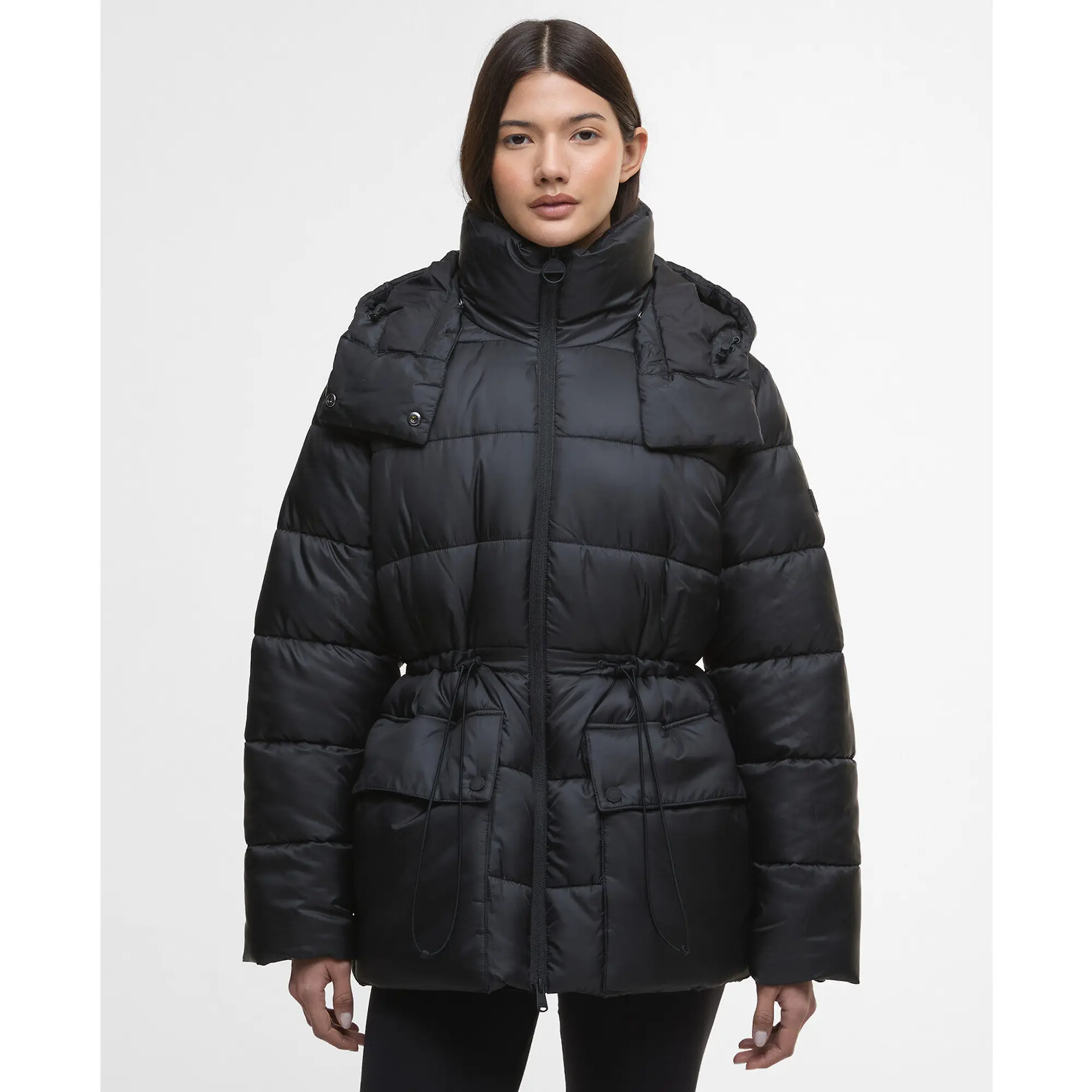 Product image 2 of 8 of Barbour International Women's Lisbon Puffer Jacket - Black