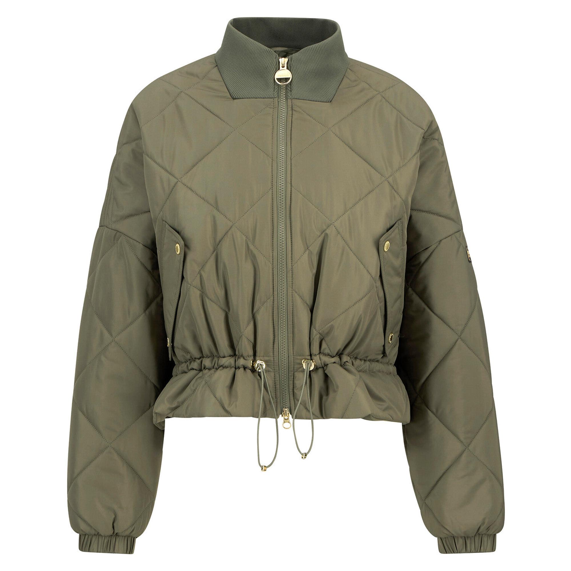 Barbour International Women's Pagan Quilted Jacket - Dusky Khaki